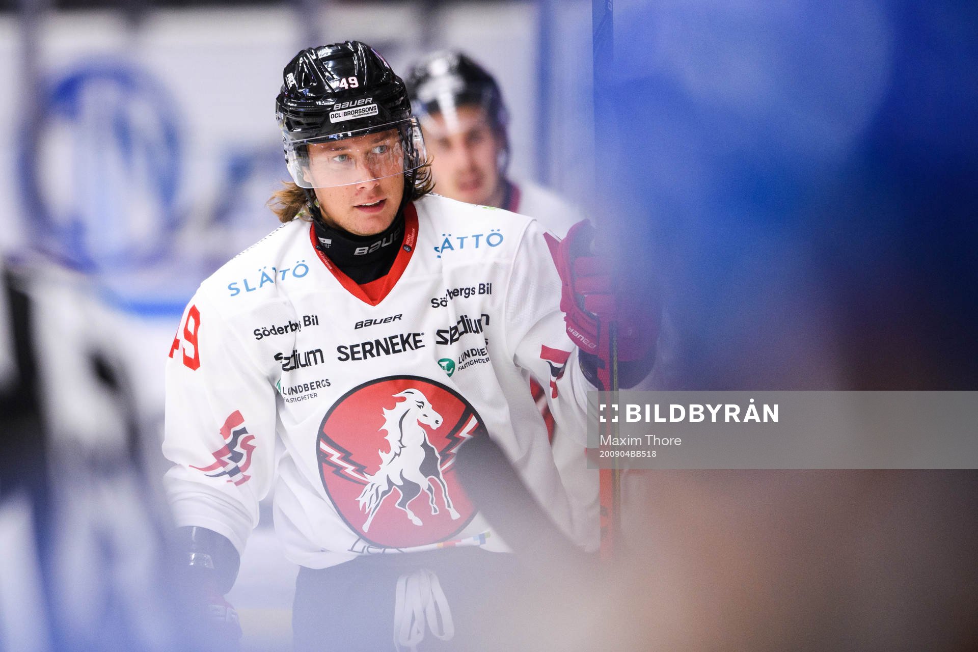 Vita Hästens Filip Cruseman jublar