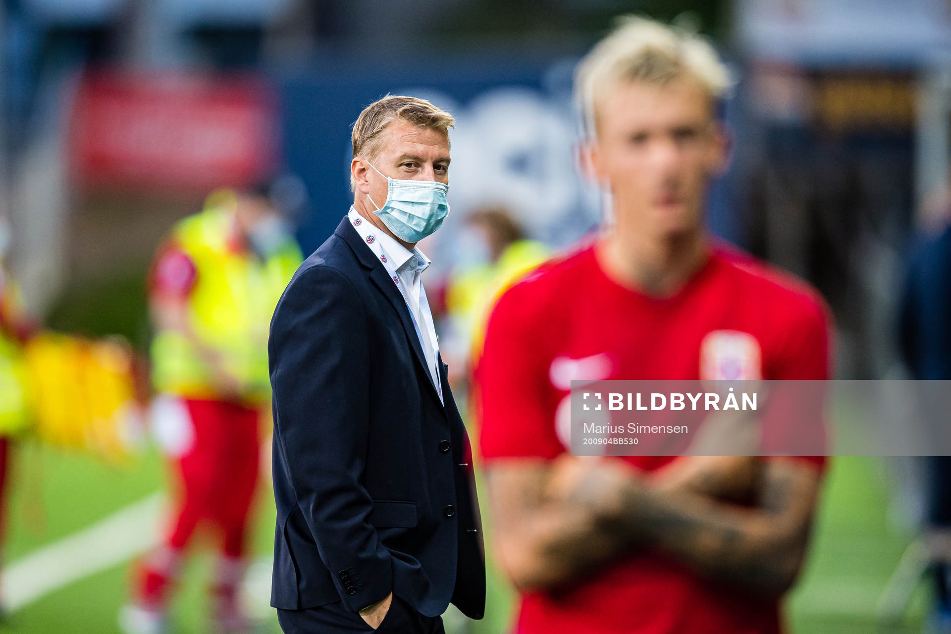 ac after the UEFA European Under-21 Qualifier football