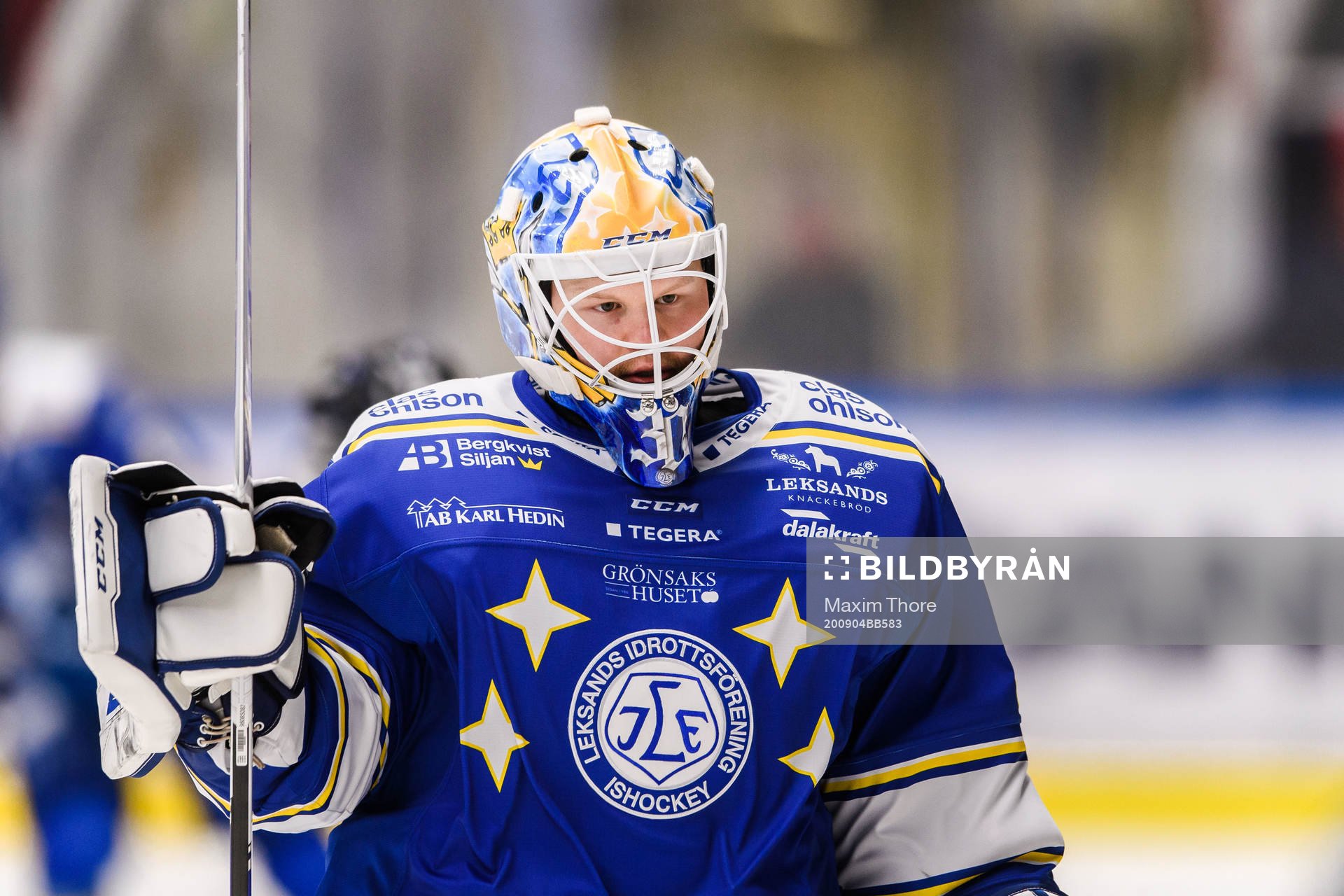 Leksands målvakt Axel Brage