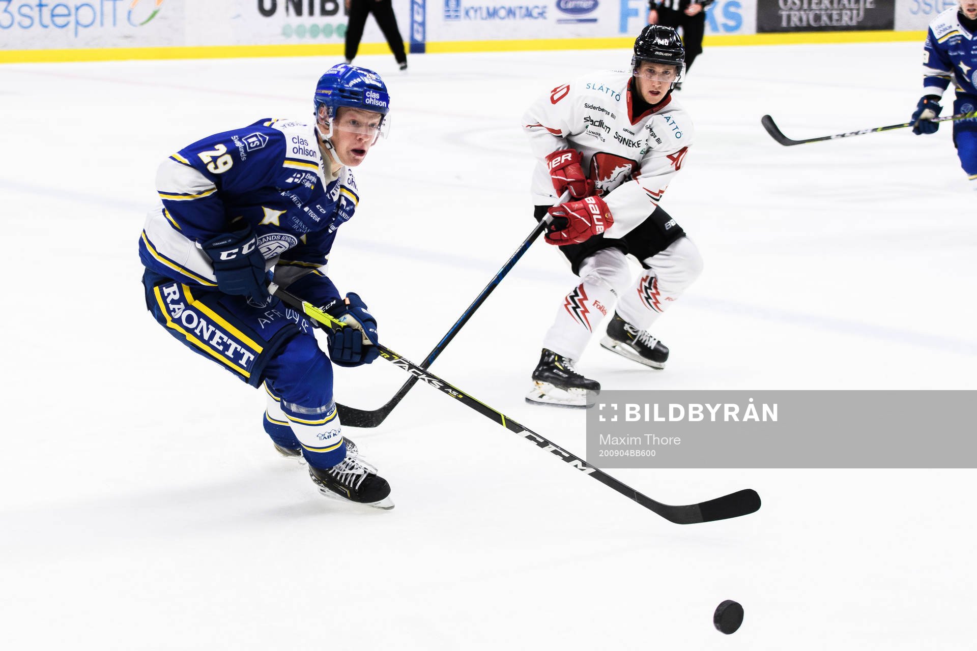 Leksands Emil Heineman och Vita Hästens Karl Påhlsson