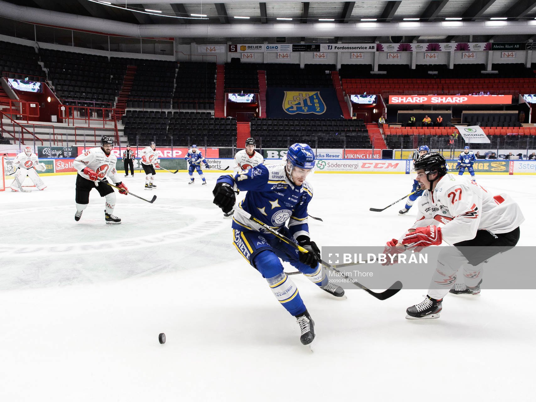 Leksands Peter Cehlarik och Vita Hästens Arvid Degerstedt