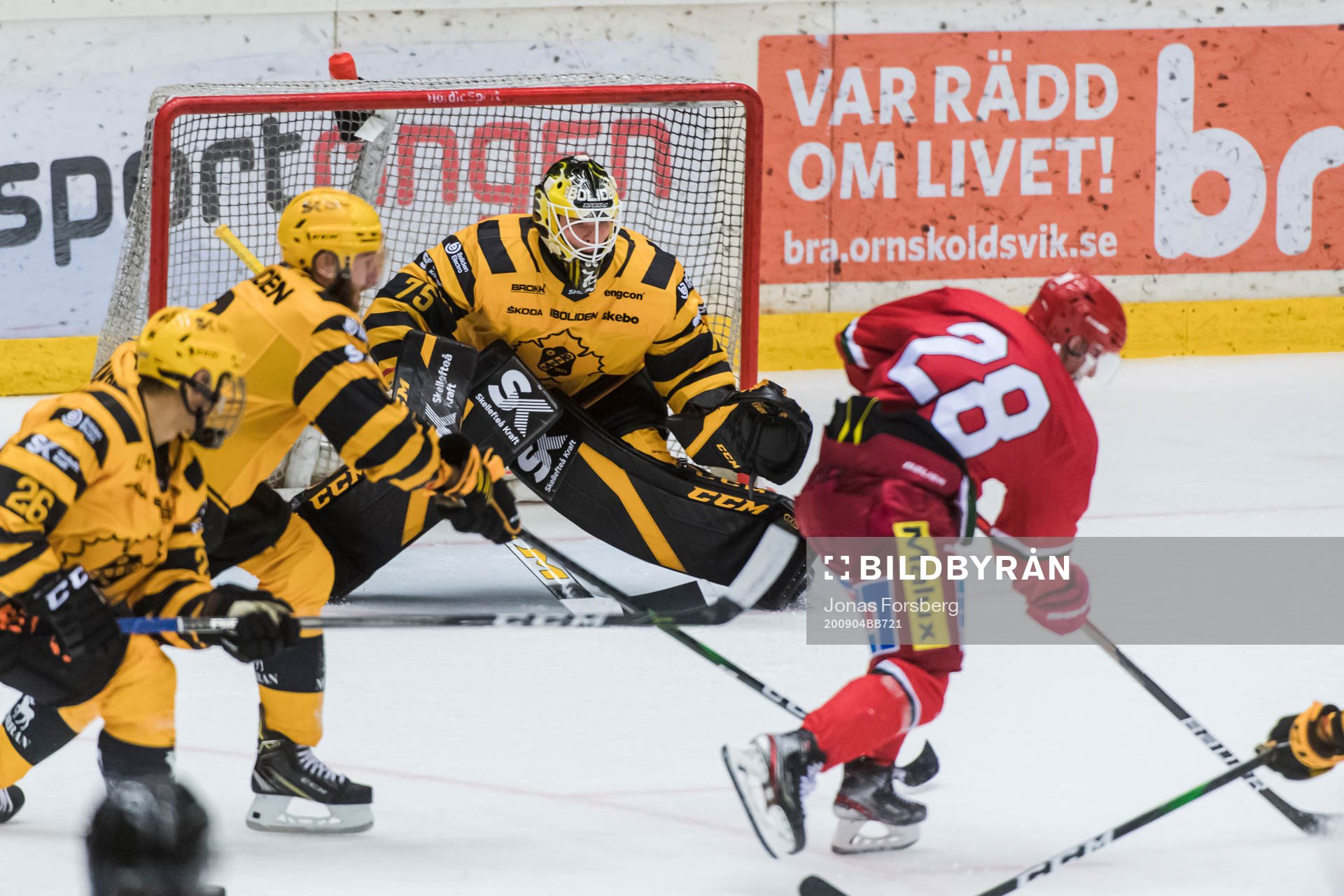 Skellefteås målvakt Arvid Söderblom