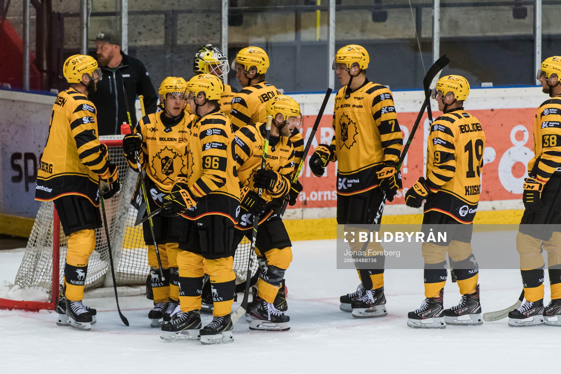 Skellefteås spelare jublar