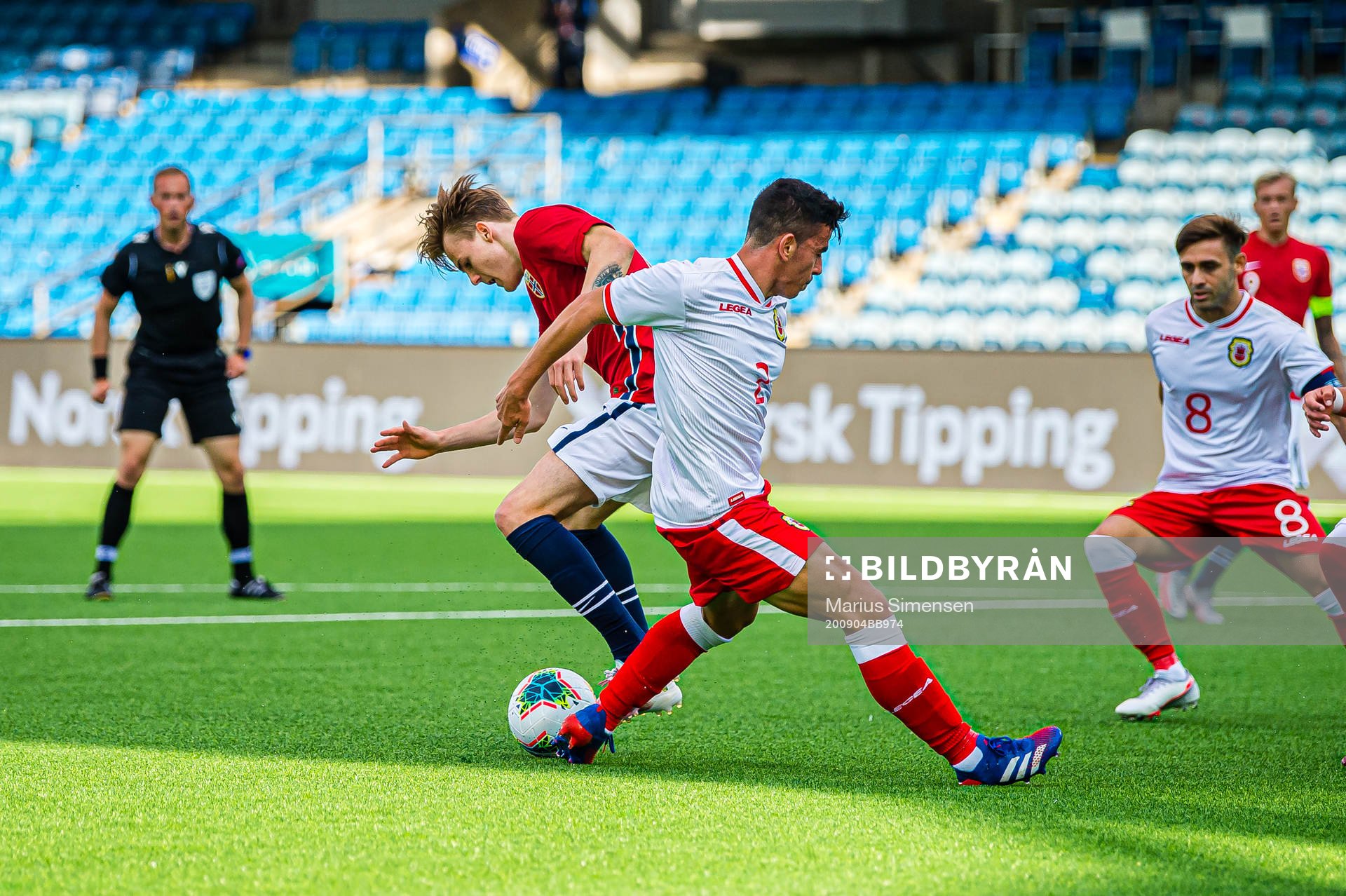 Tobias Christensen of Norway and Jaime Serra of Gibraltar