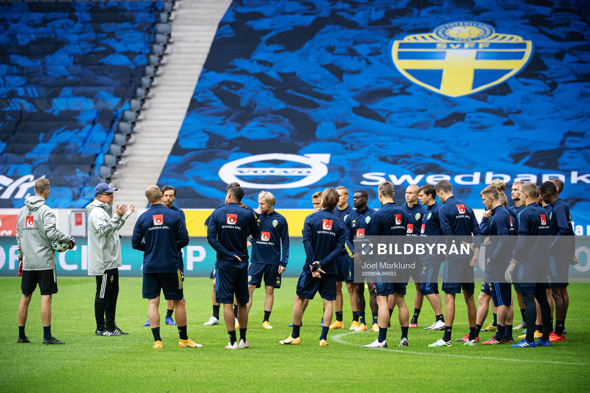 Head coach Janne Andersson of the Swedish national football