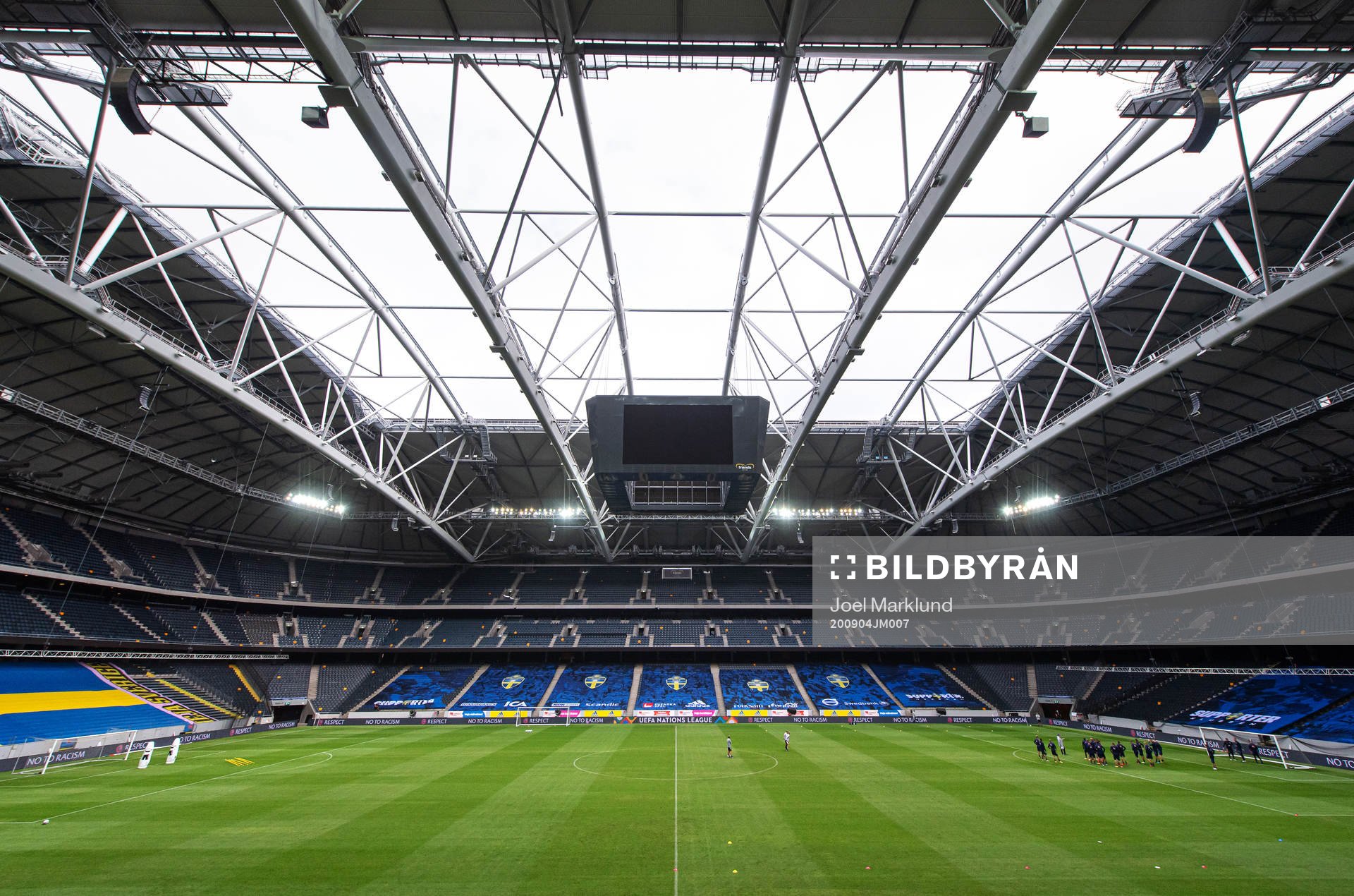 General view of Friends Arena