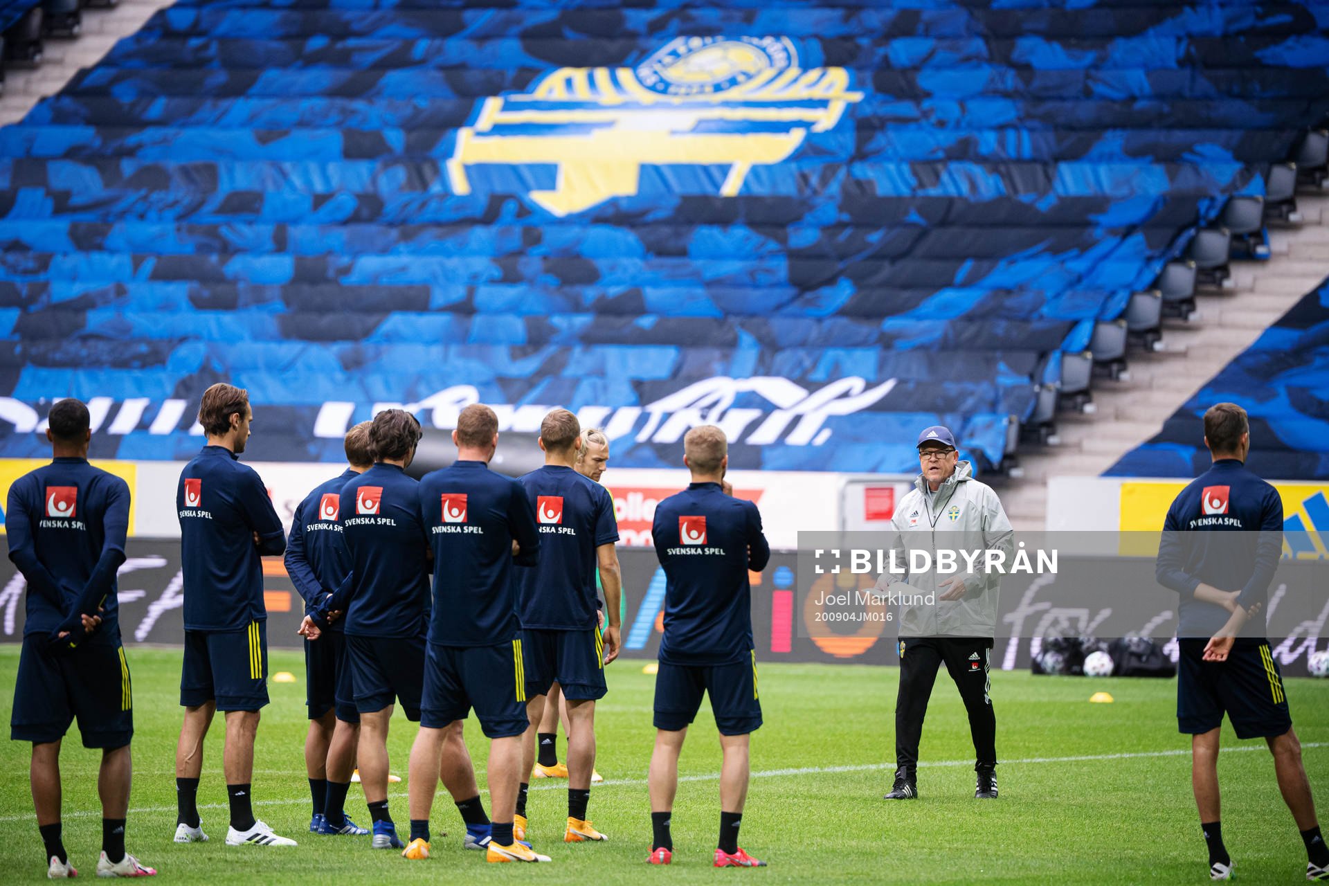 Head coach Janne Andersson of the Swedish national football