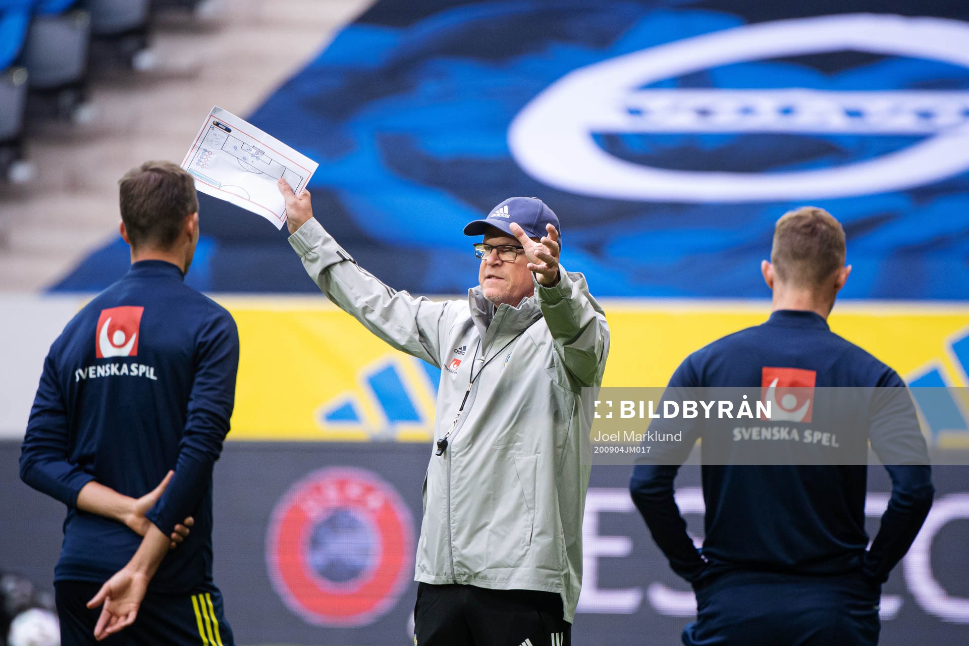 Head coach Janne Andersson of the Swedish national football
