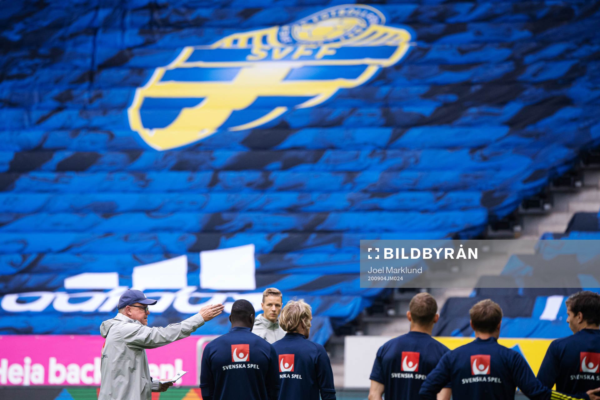 Head coach Janne Andersson of the Swedish national football