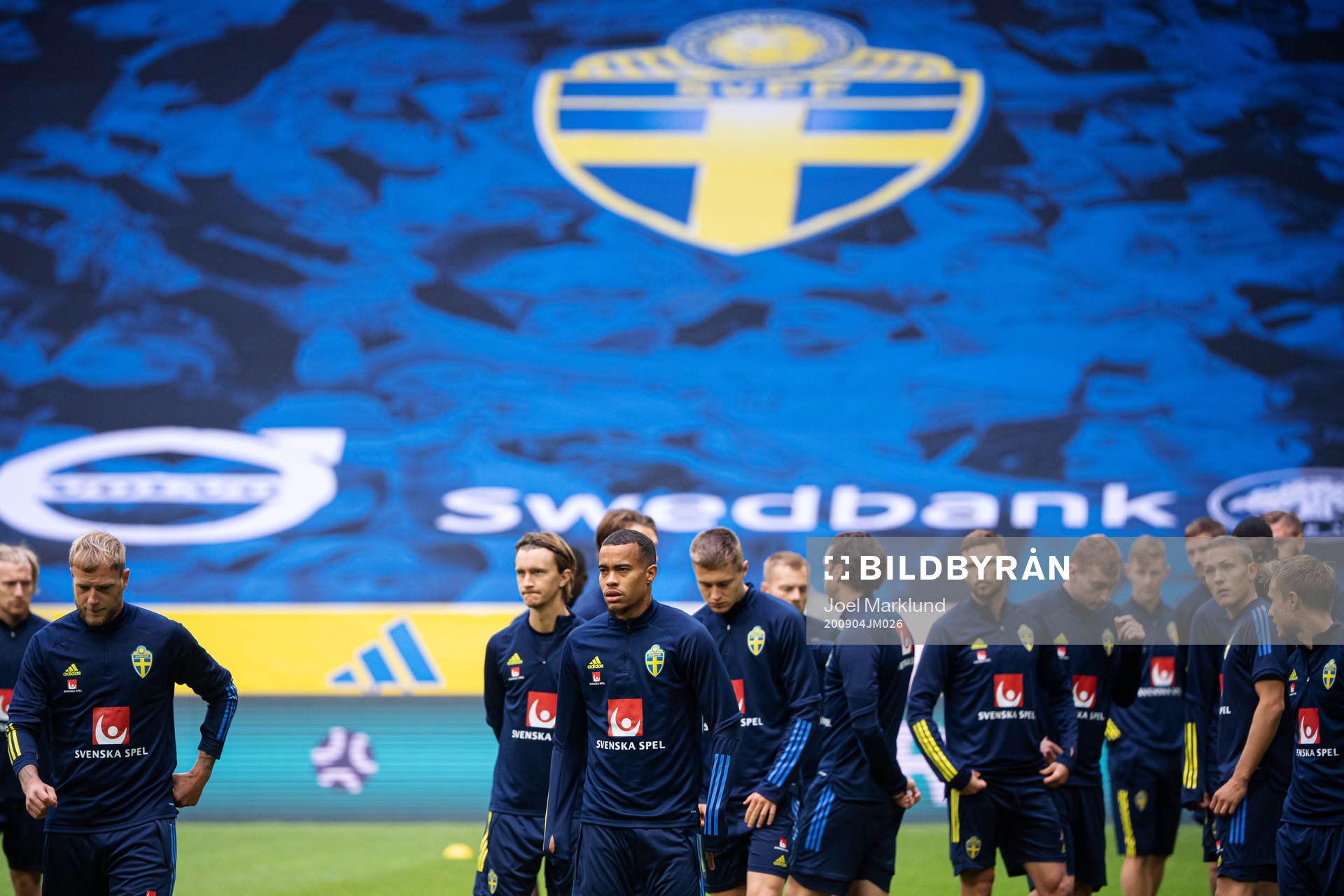 Robin Quaison of the Swedish national football team