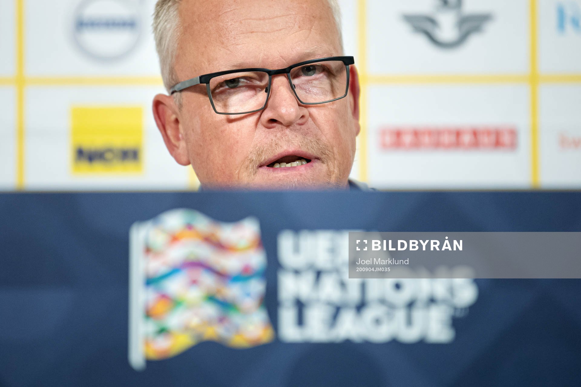 Head coach Janne Andersson of the Swedish national football