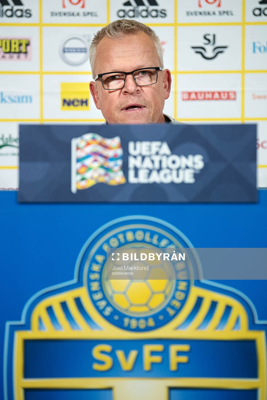 Head coach Janne Andersson of the Swedish national football