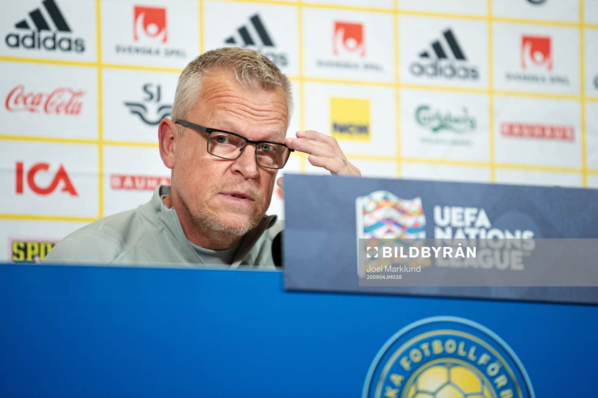 Head coach Janne Andersson of the Swedish national football