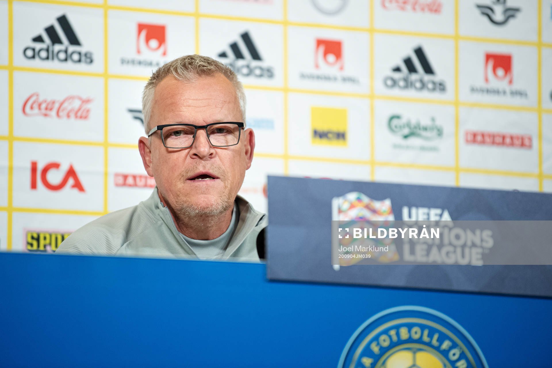Head coach Janne Andersson of the Swedish national football