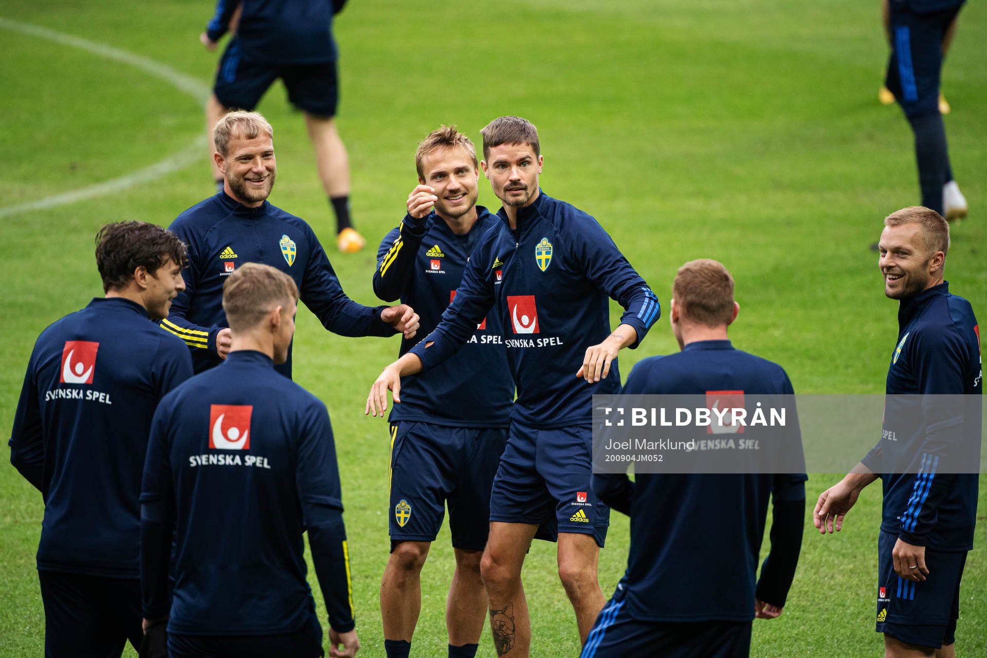John Guidetti, Pierre Bengtsson, Mikael Lustig and