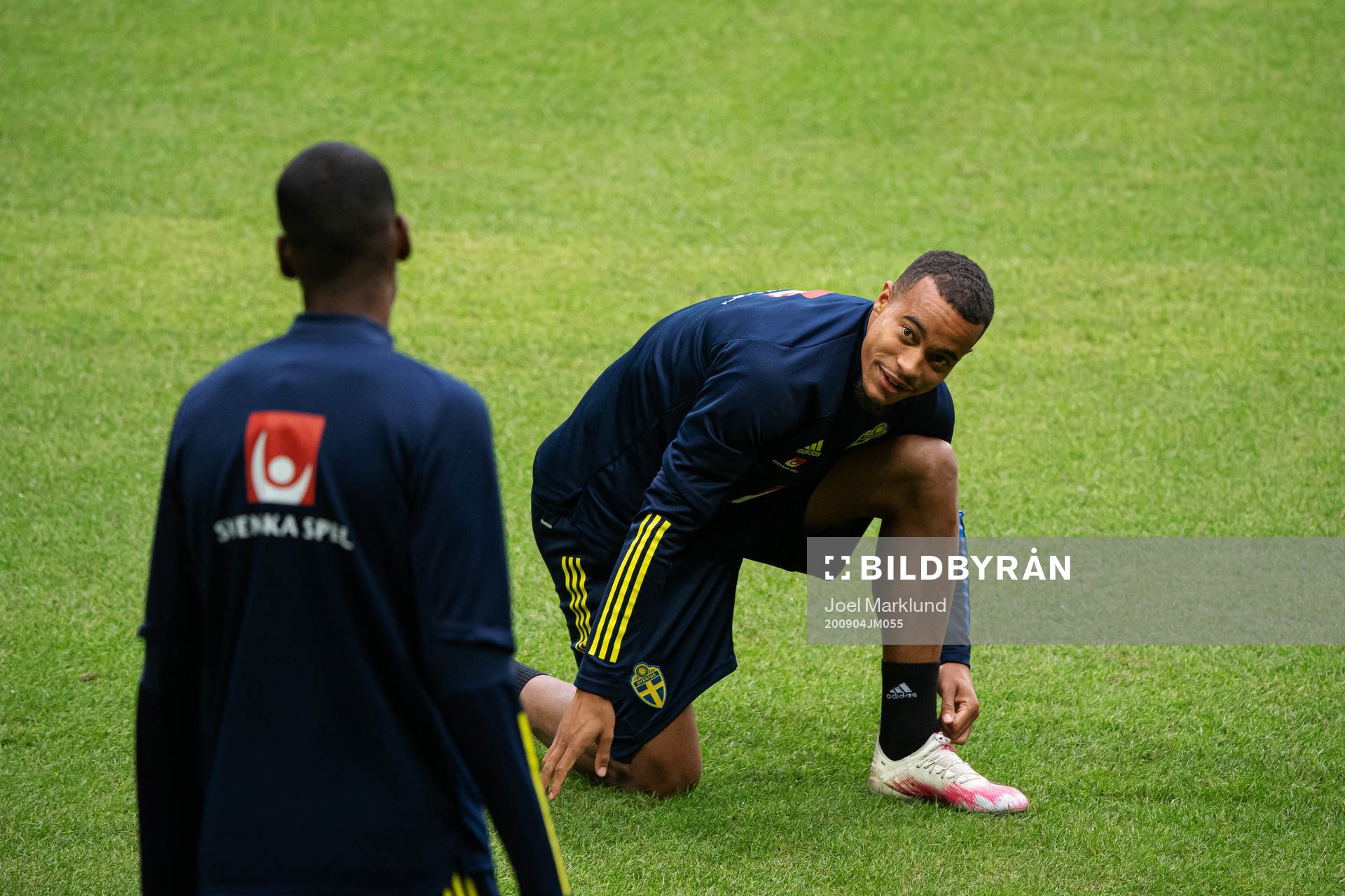 Robin Quaison of the Swedish national football team