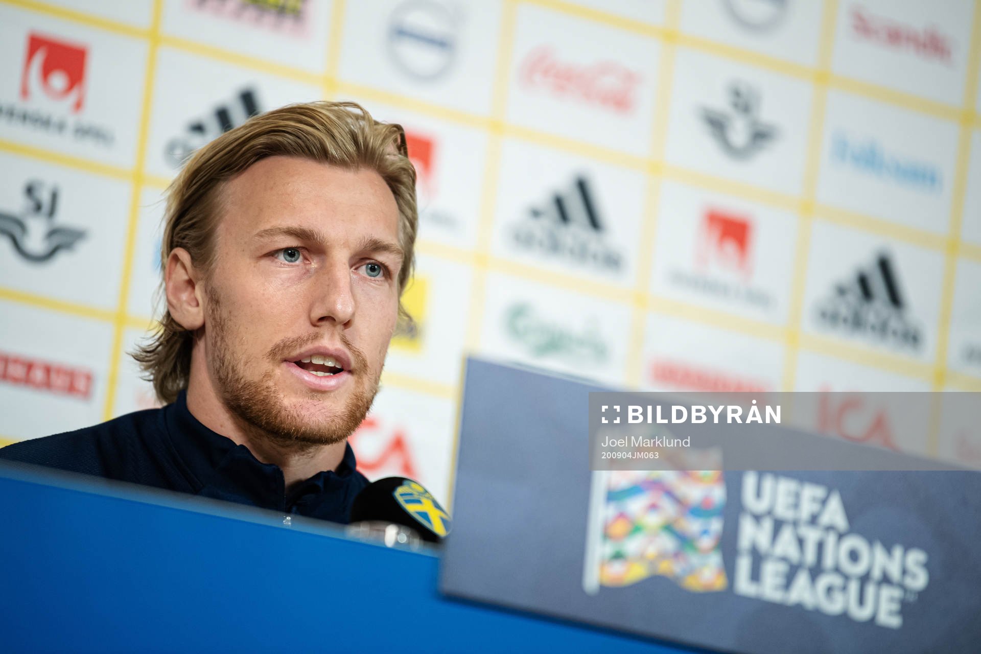 Emil Forsberg of the Swedish national football team