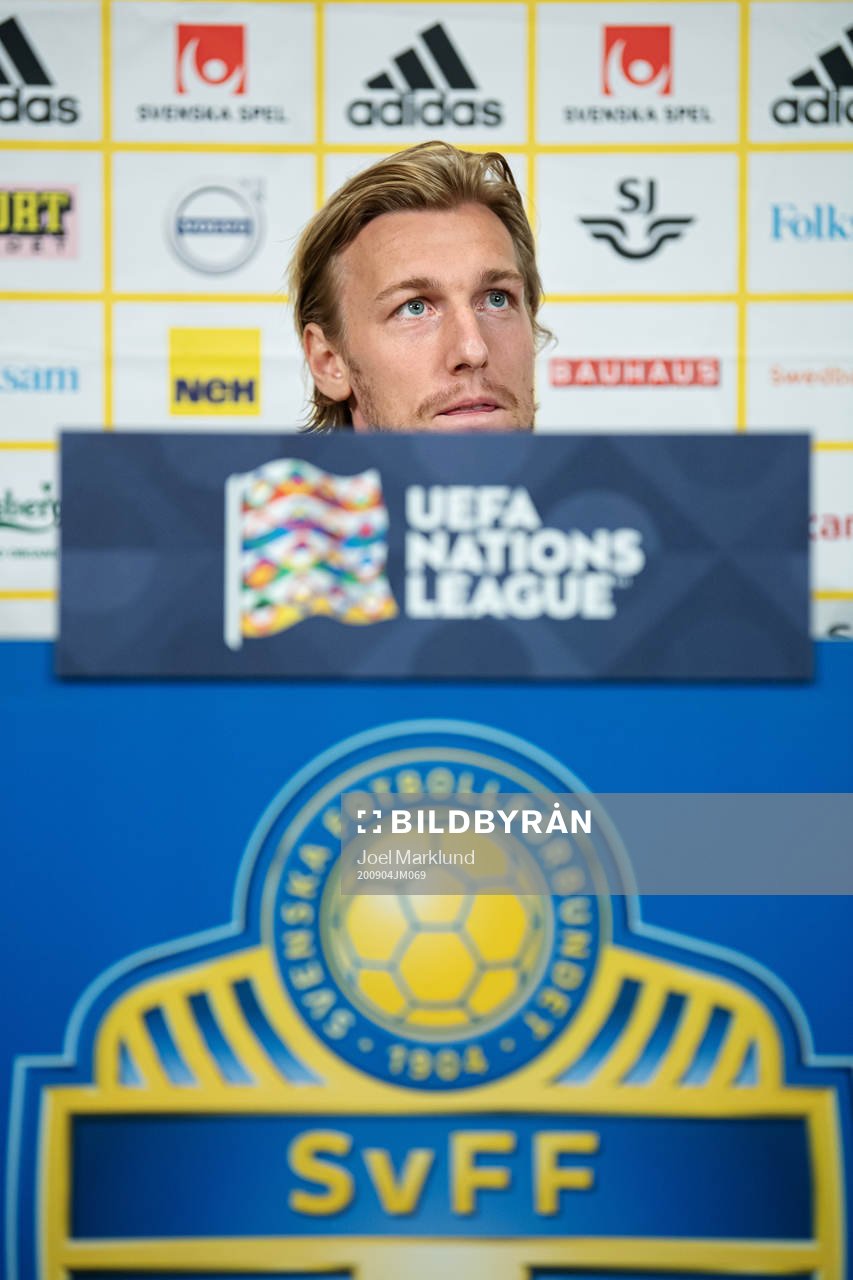 Emil Forsberg of the Swedish national football team