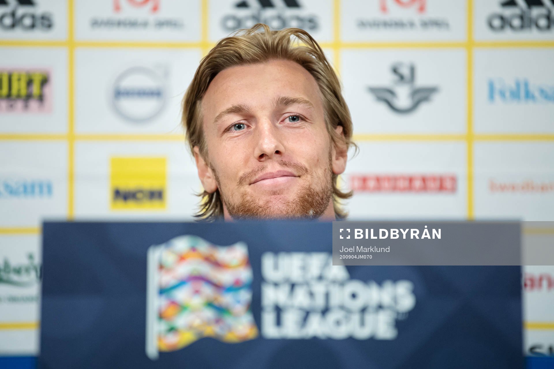 Emil Forsberg of the Swedish national football team