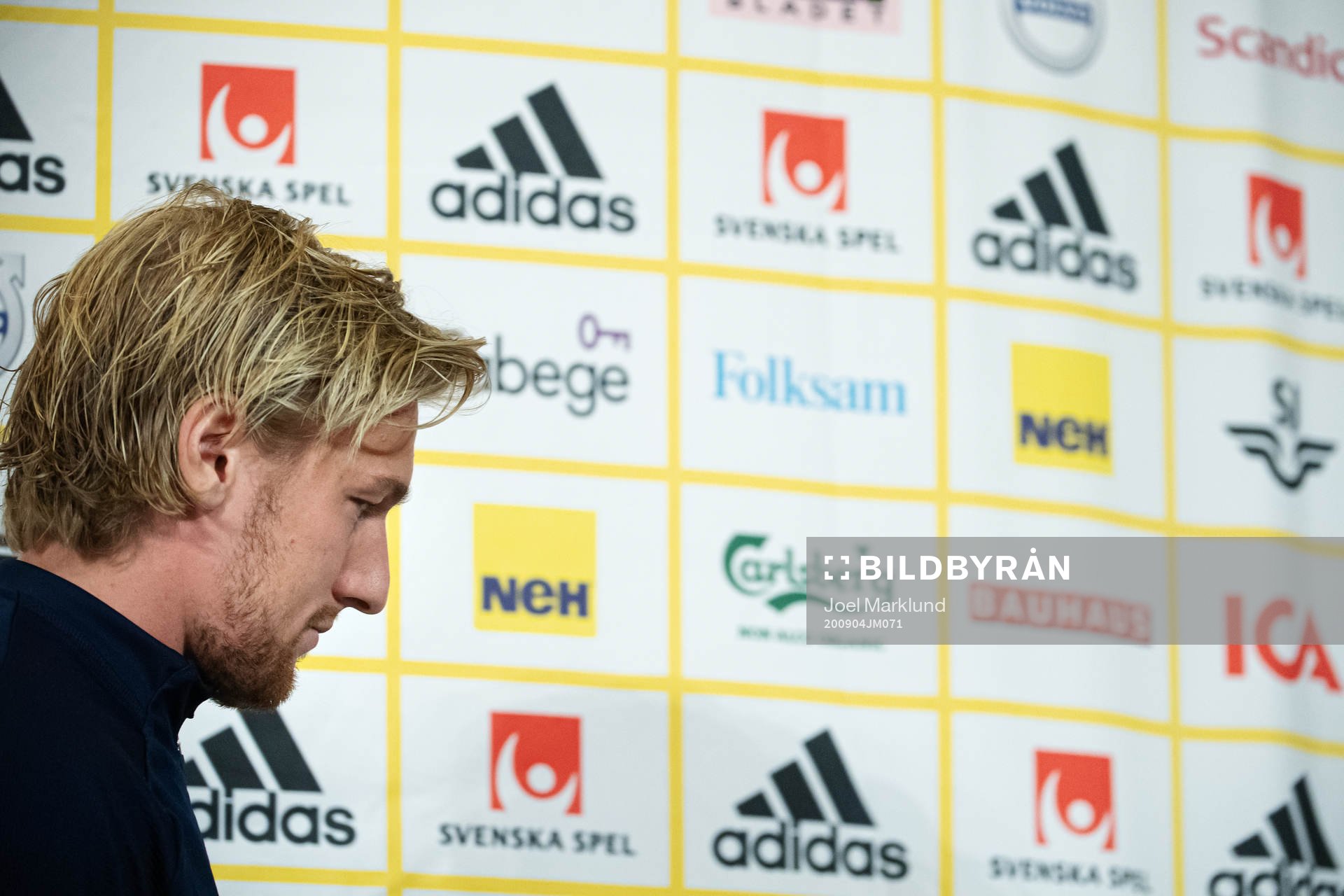Emil Forsberg of the Swedish national football team
