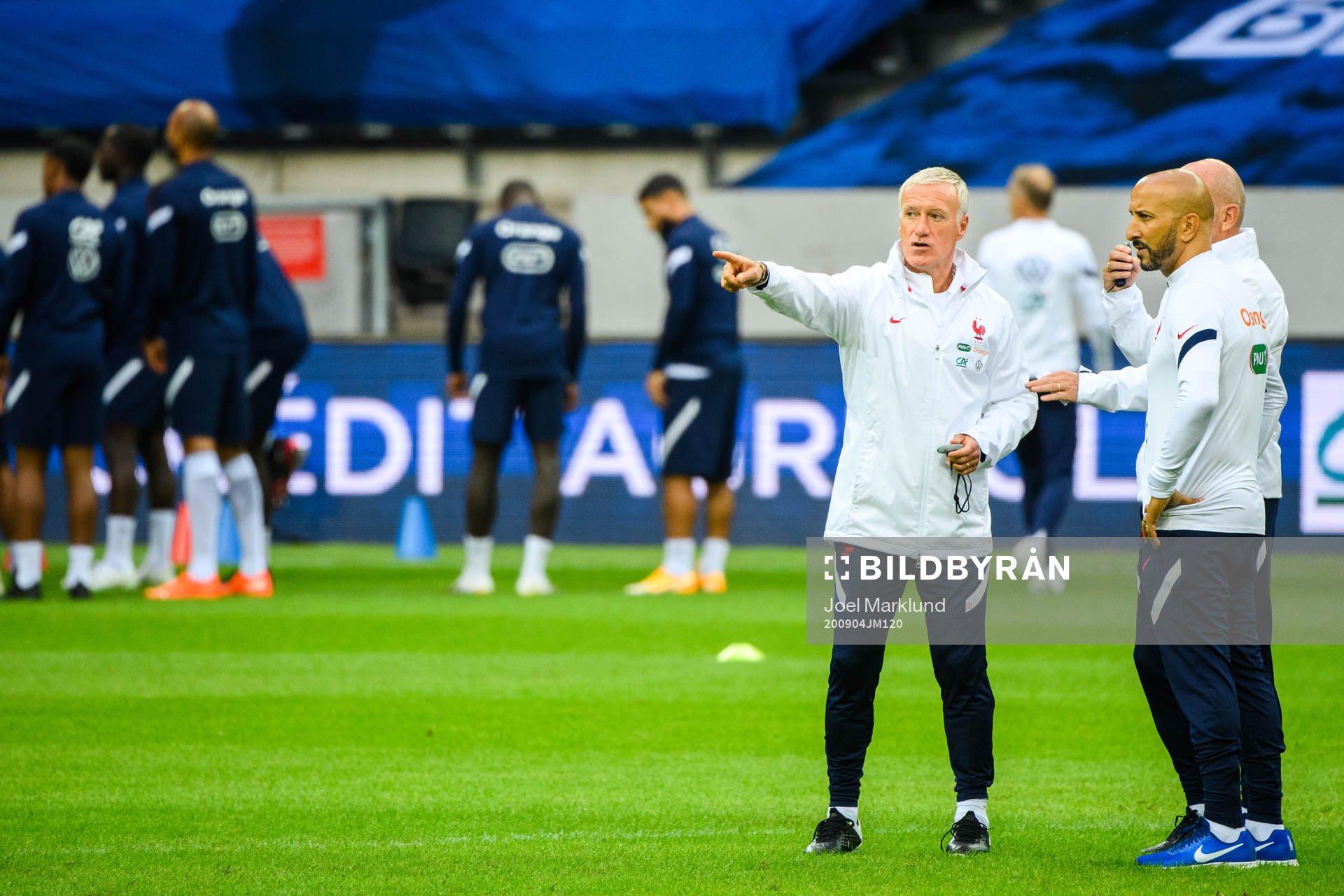 Head coach Didier Deschamps of the French national football