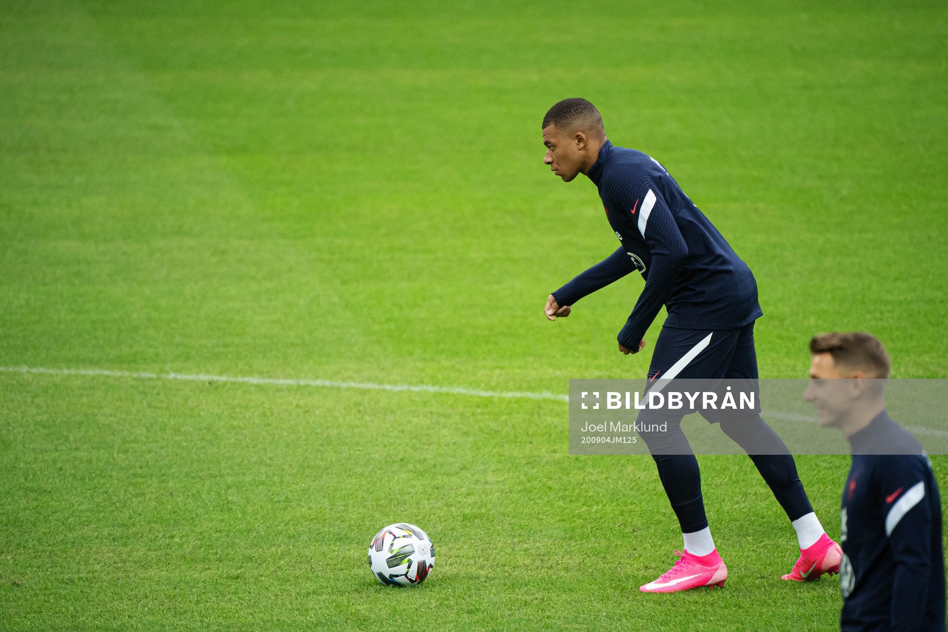 Kylian Mbappé of the French national football team