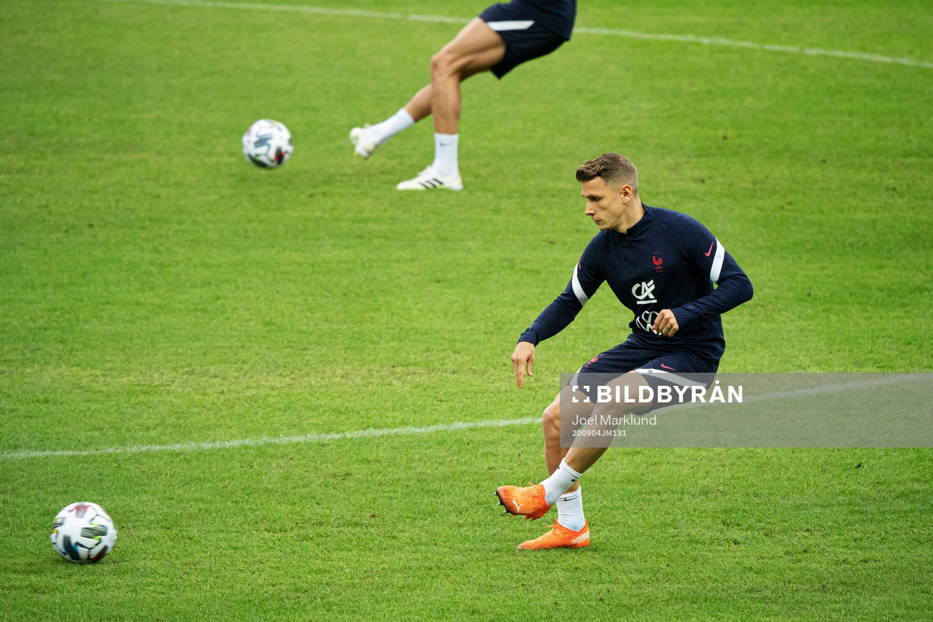 Lucas Digne of the French national football team