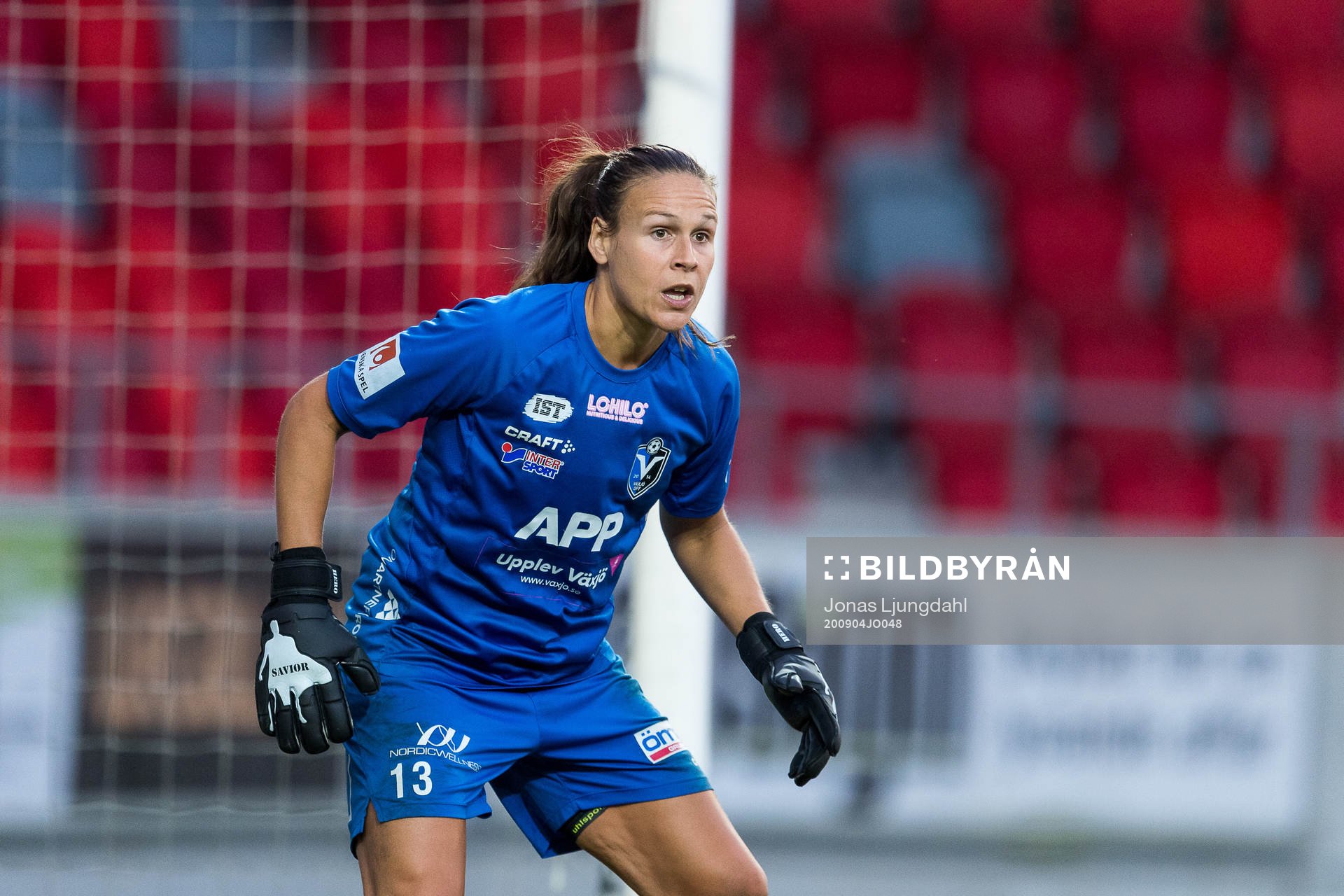 Växjös målvakt Katlynn Fraine