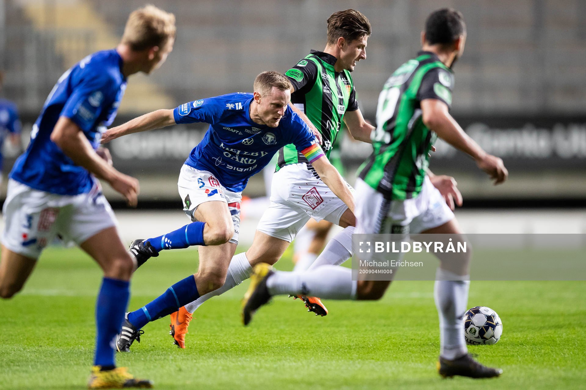 Trelleborgs Anton Tideman och GAIS Adnan Maric