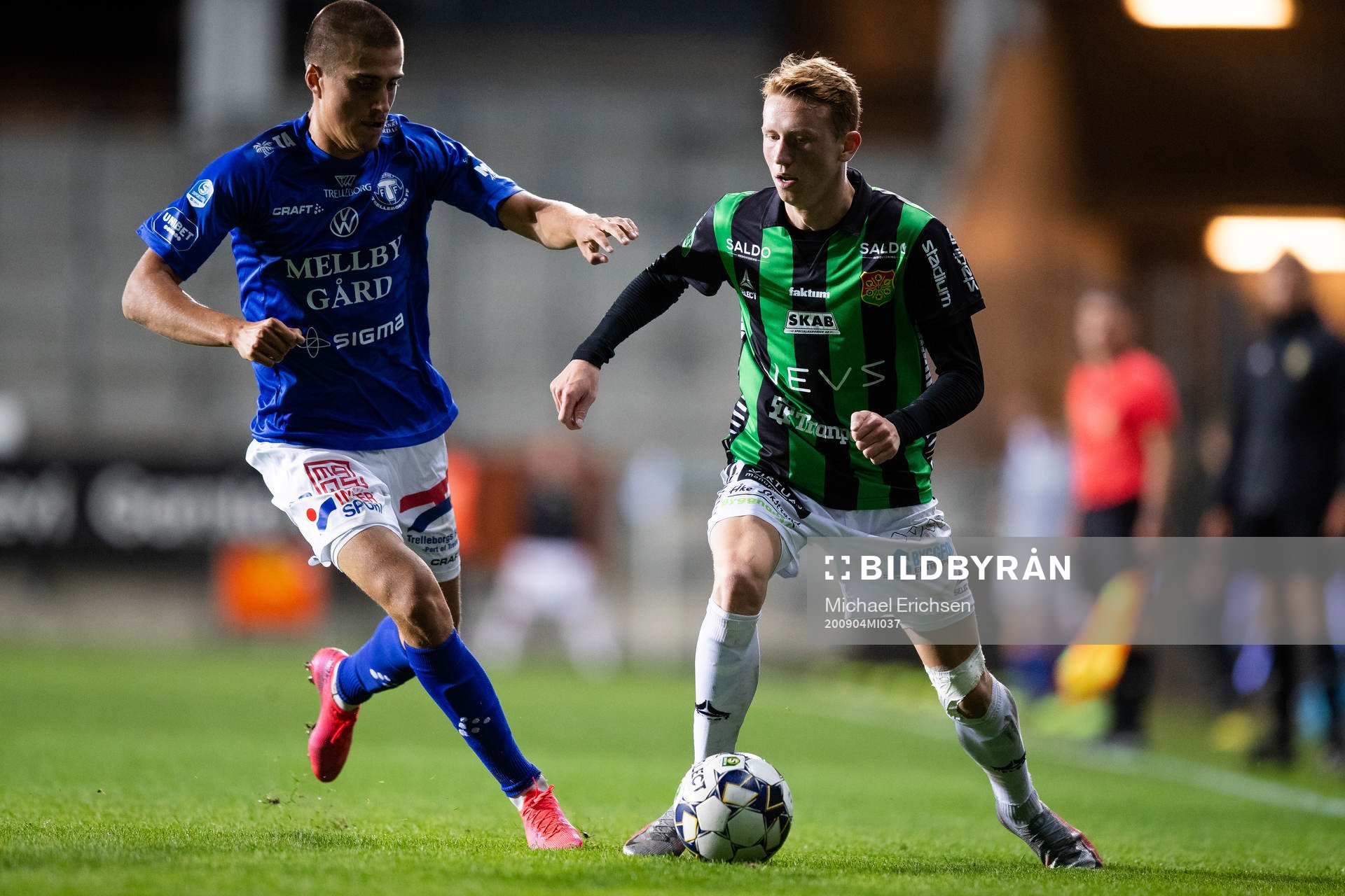 Trelleborgs Carl Björk och GAIS Julius Lindberg