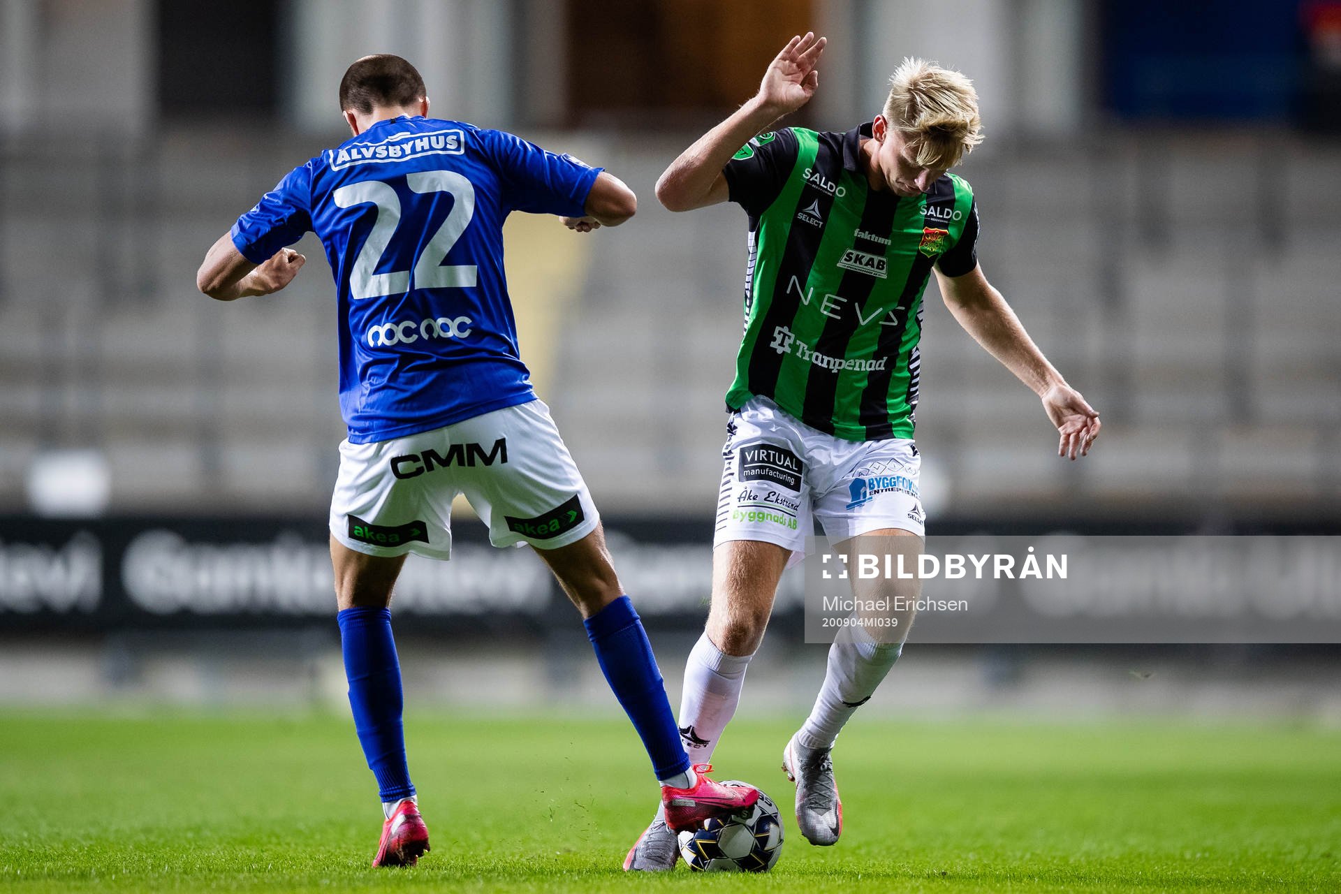 Trelleborgs Carl Björk och GAIS Joackim Åberg