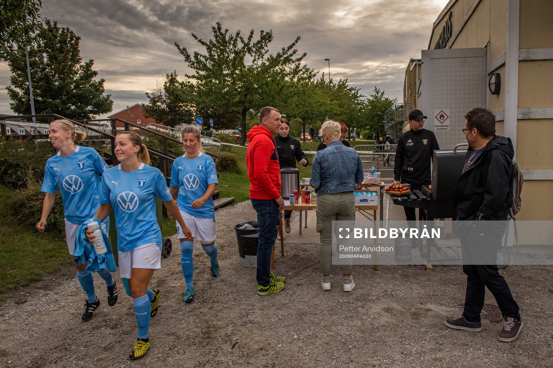 Malmö FFs Stina Stadig, Elvira Ramel och Lovisa Wifvesson