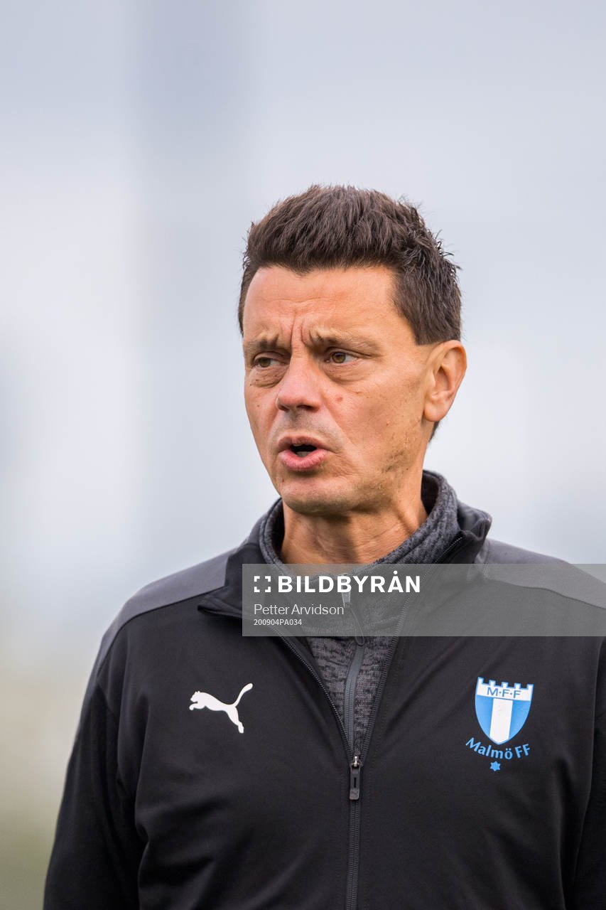 Malmö FFs tränare Fredrik Jahnfors