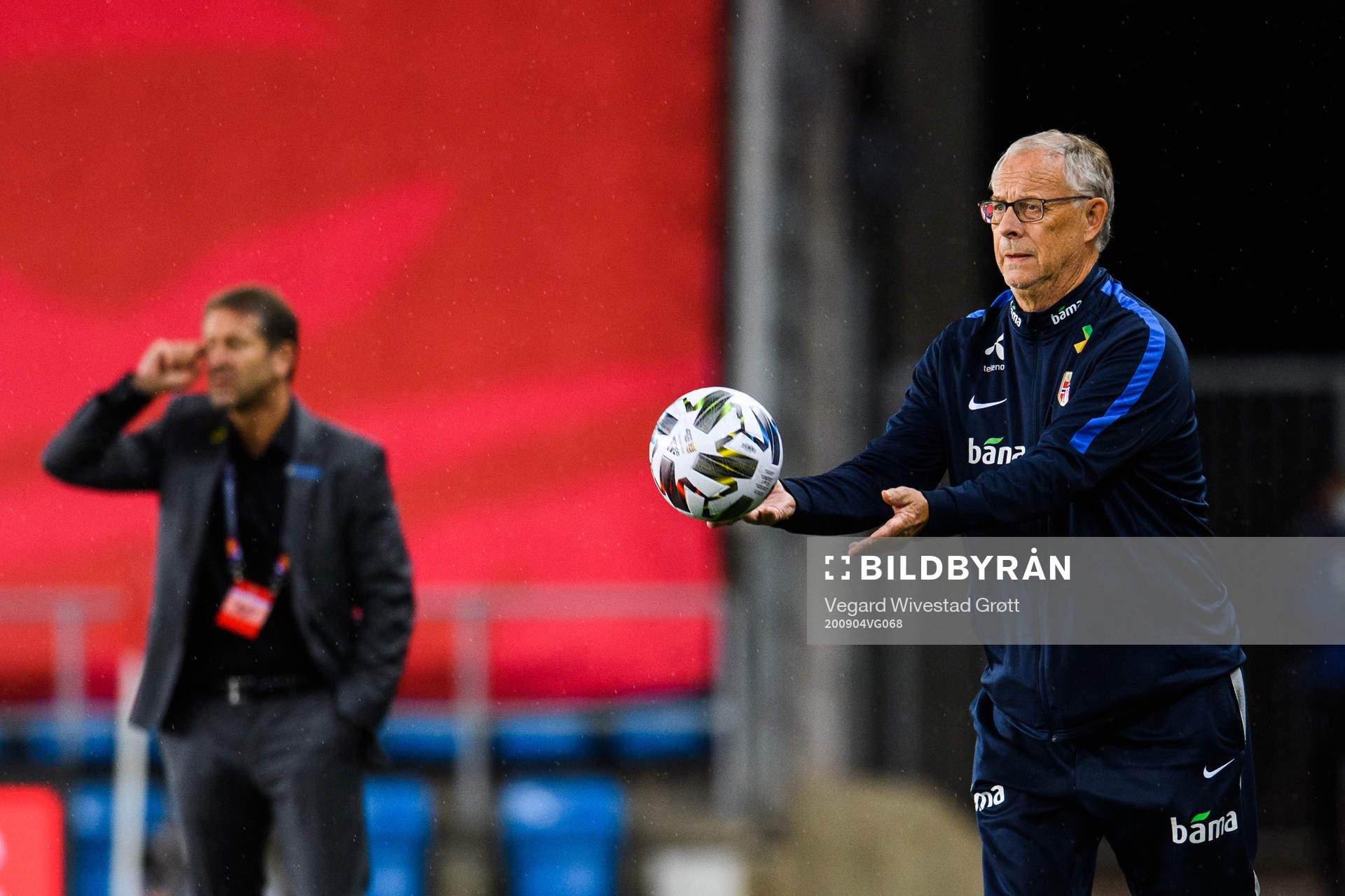 Lars Lagerbäck, head coach of Norway