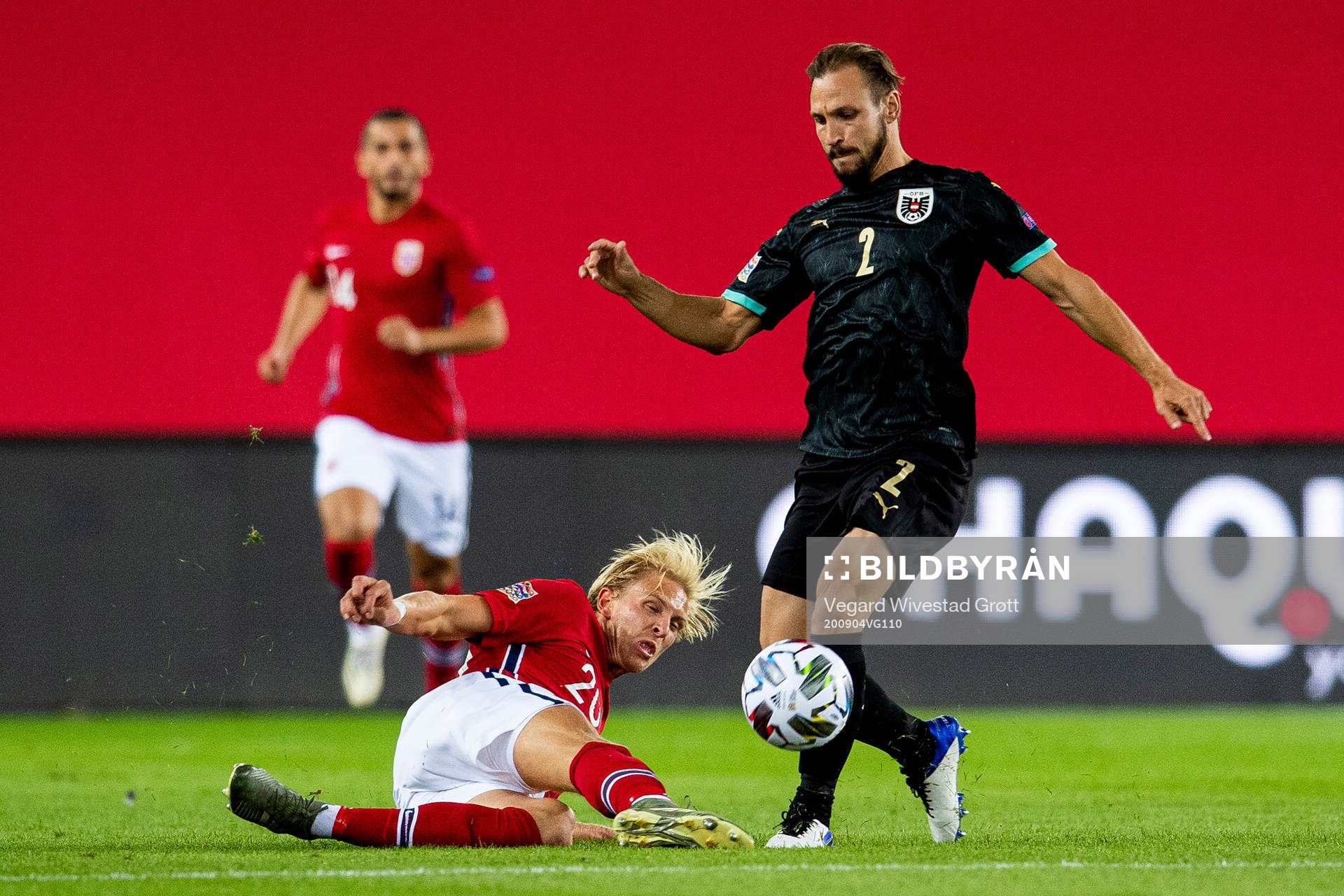 Morten Thorsby of Norway and Andreas Ulmer of Austria
