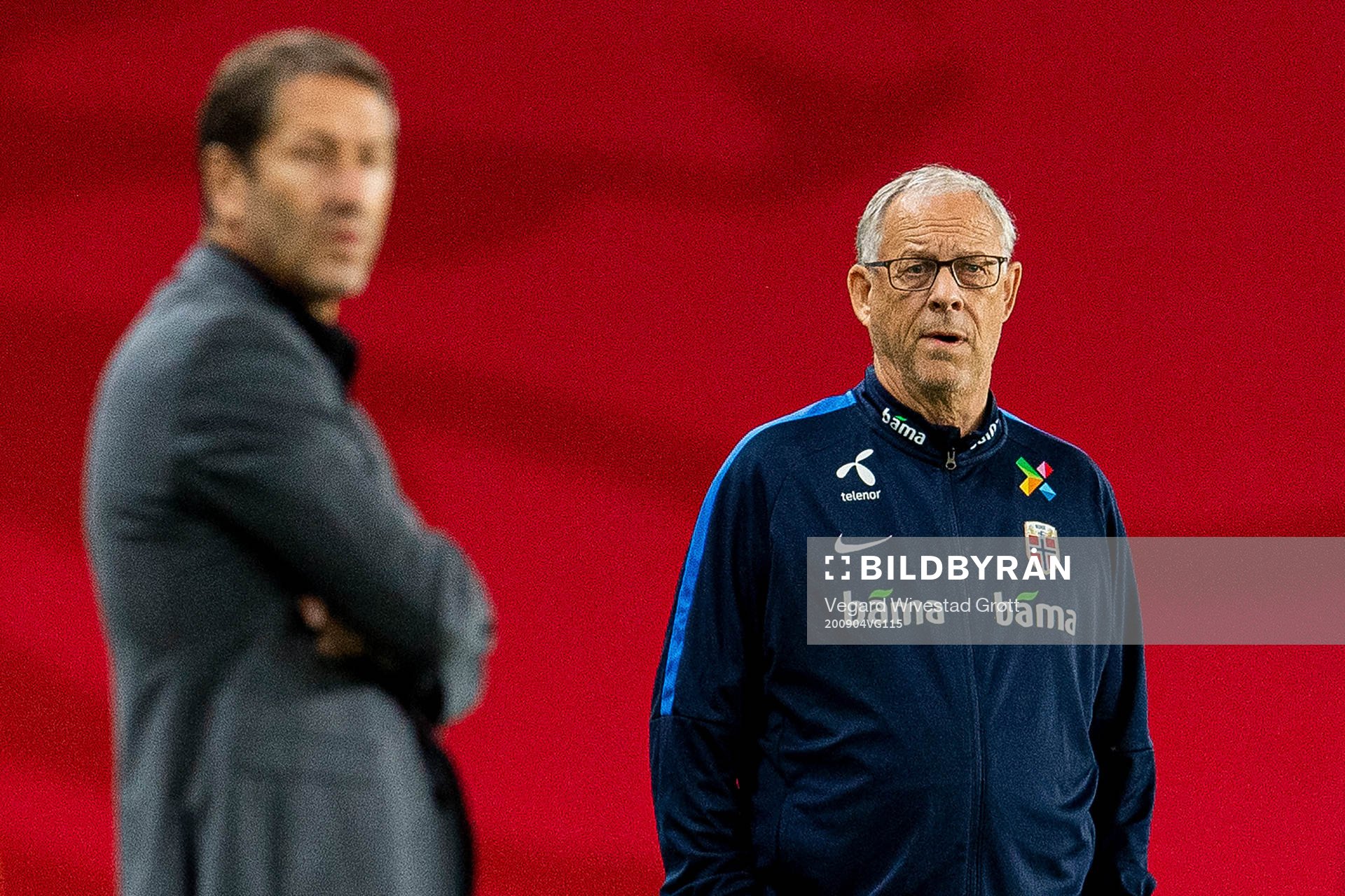 Lars Lagerbäck, head coach of Norway