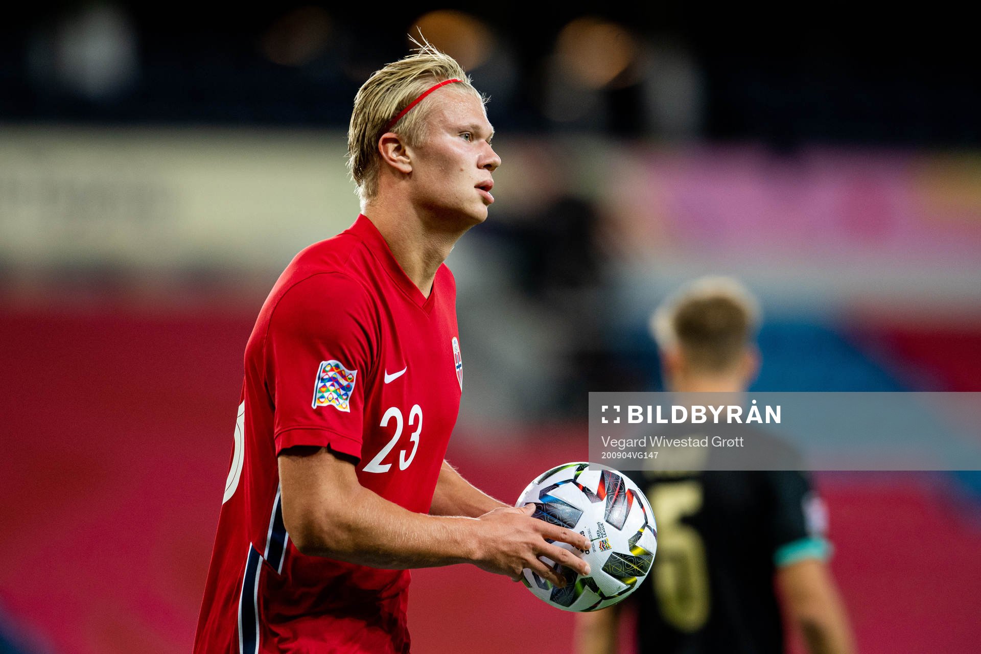 Erling Braut Haaland of Norway celebrates
