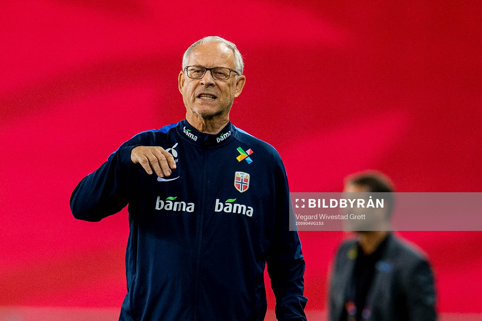Lars Lagerbäck, head coach of Norway
