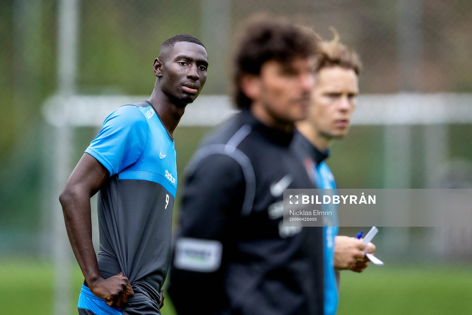 200904 Örgrytes nyförvärv Marokhy Ndione tränar med