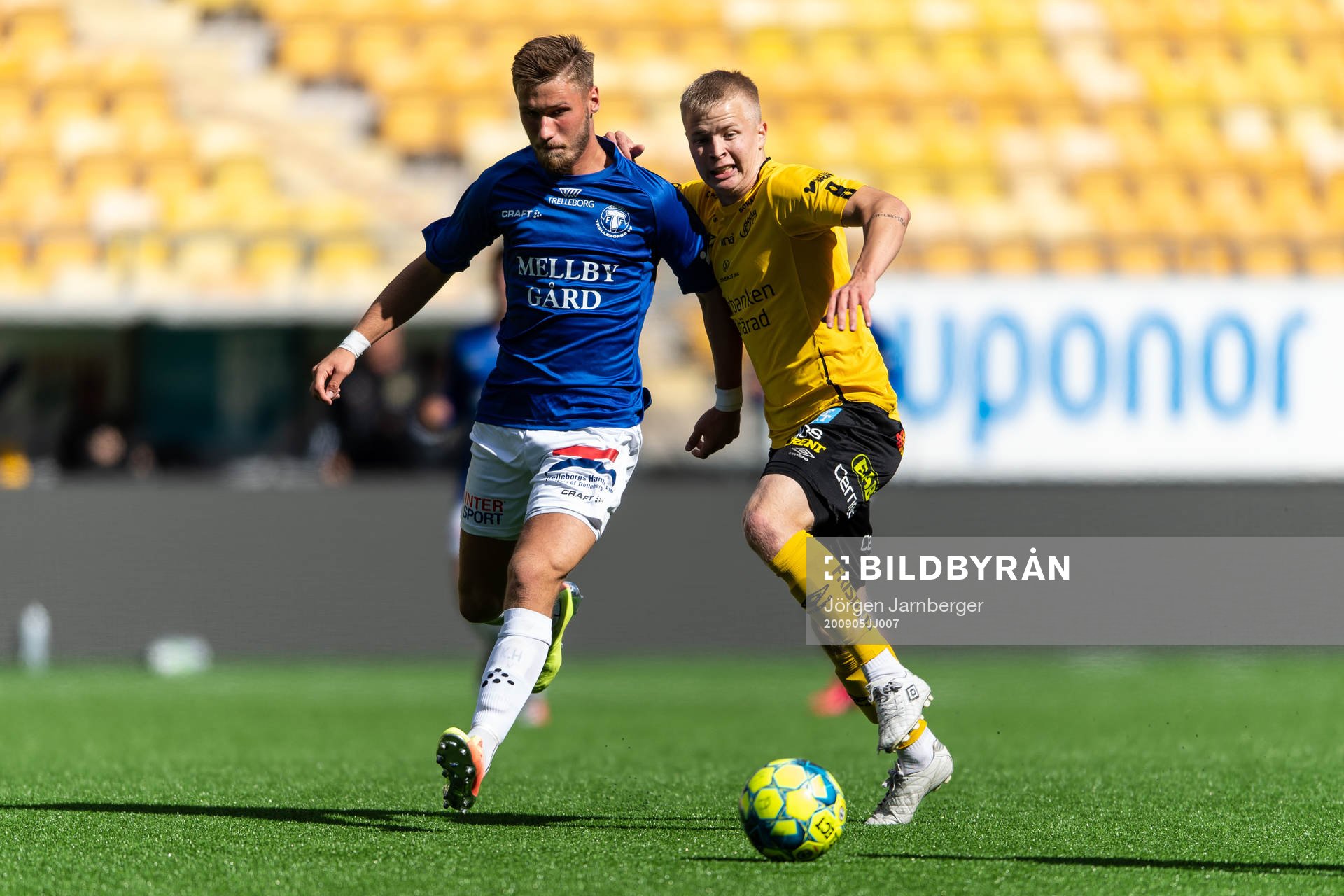 Trelleborgs Kasper Harletun och Elfsborgs Kevin Liimatainen