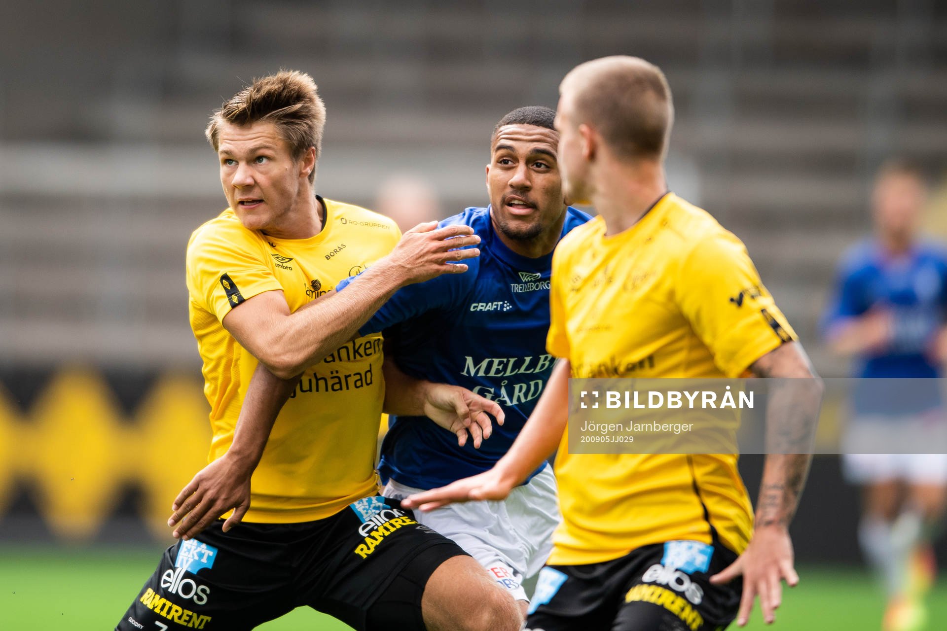 Elfsborgs Gustav Broman och Trelleborgs Gabriel Johnson