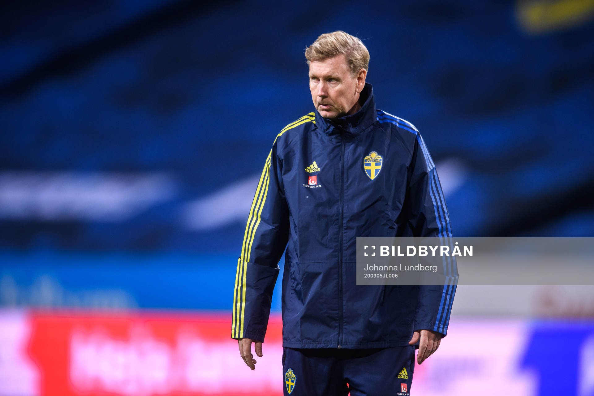 Assistant coach Peter Wettergren of Sweden