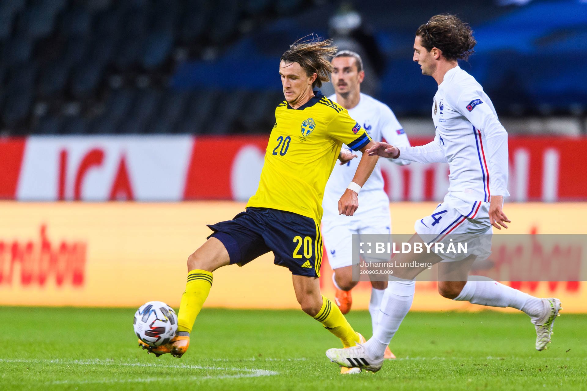Kristoffer Olsson of Sweden and Adrien Rabiot of France