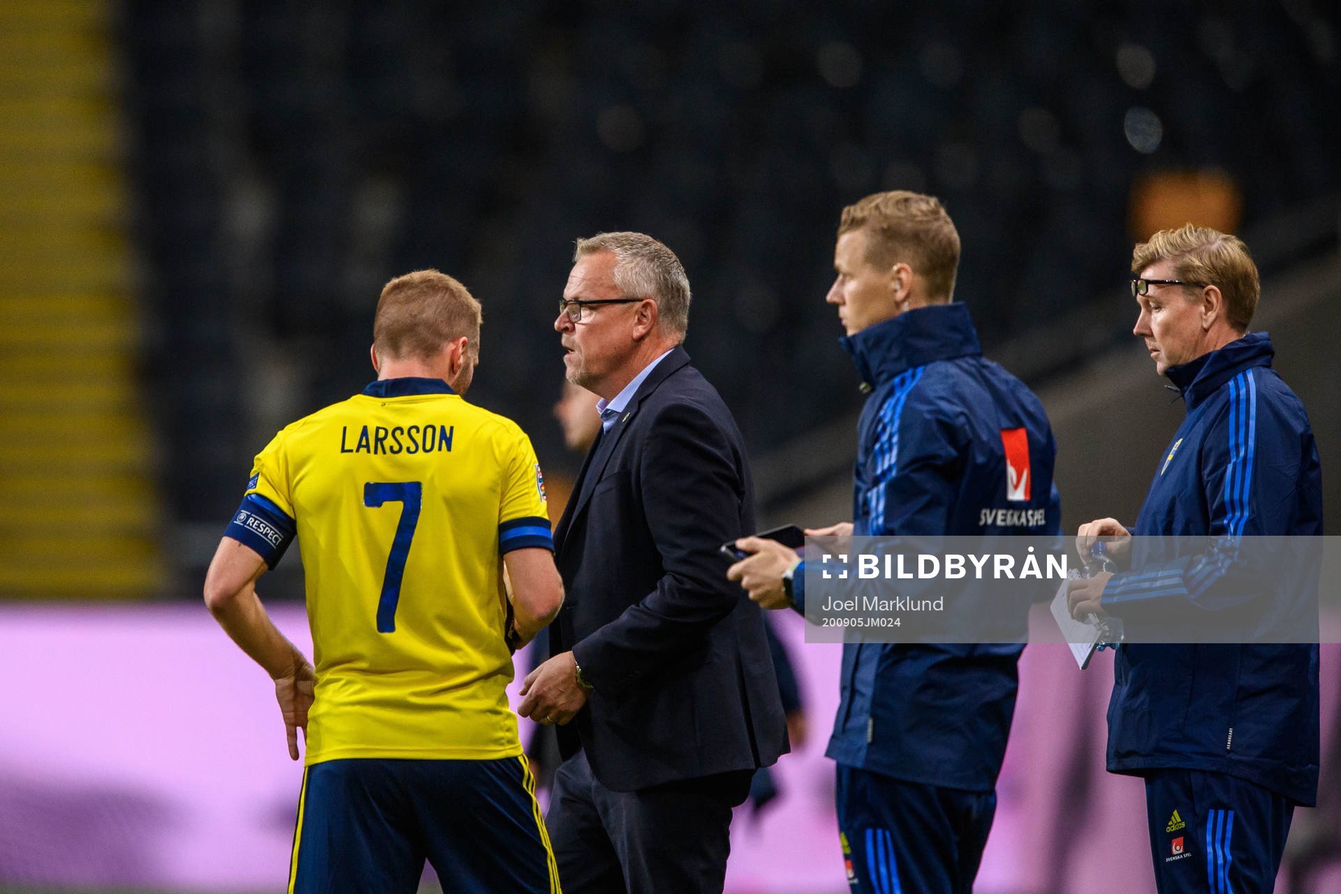 Assistant coach Peter Wettergren, head coach Janne