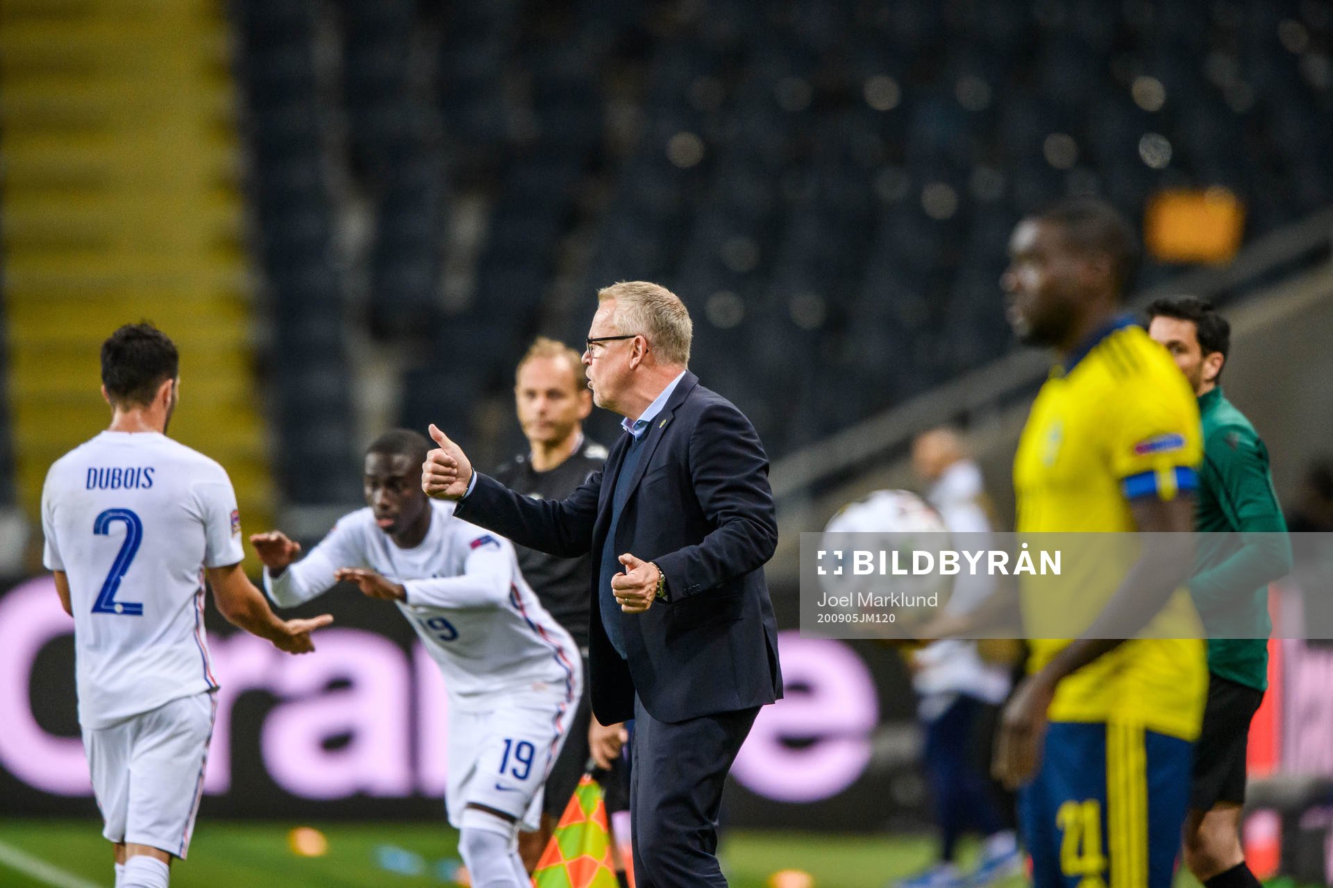 head coach Janne Andersson of Sweden