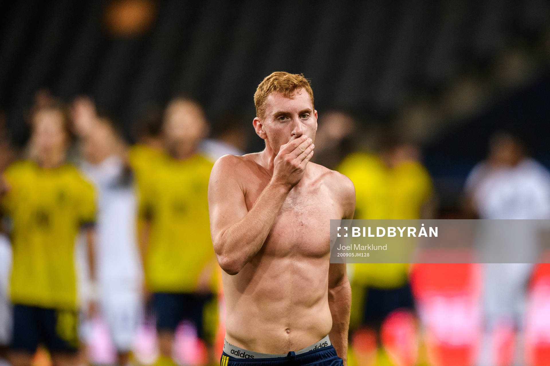 Dejan Kulusevski of Sweden looks dejected