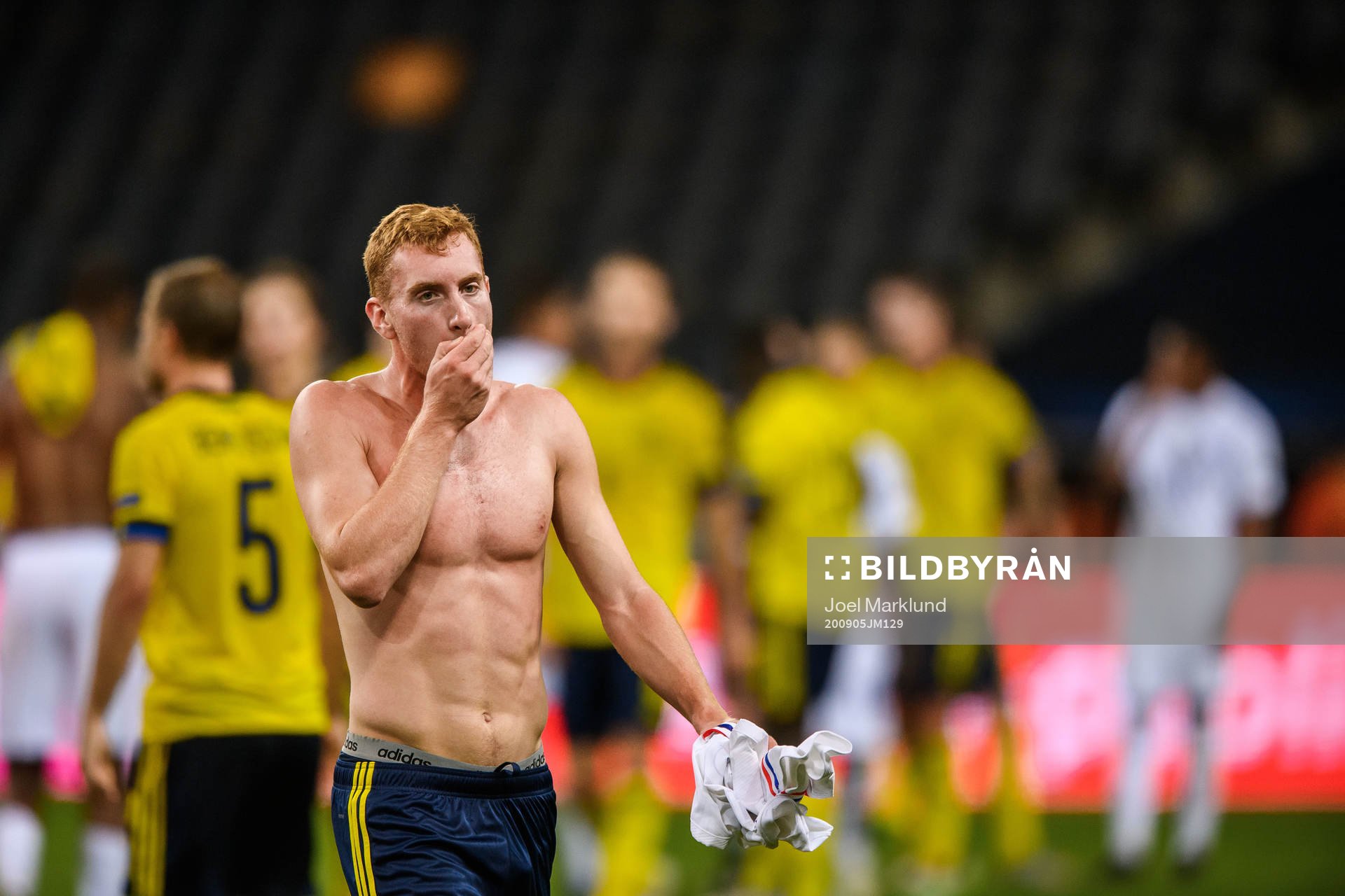 Dejan Kulusevski of Sweden looks dejected