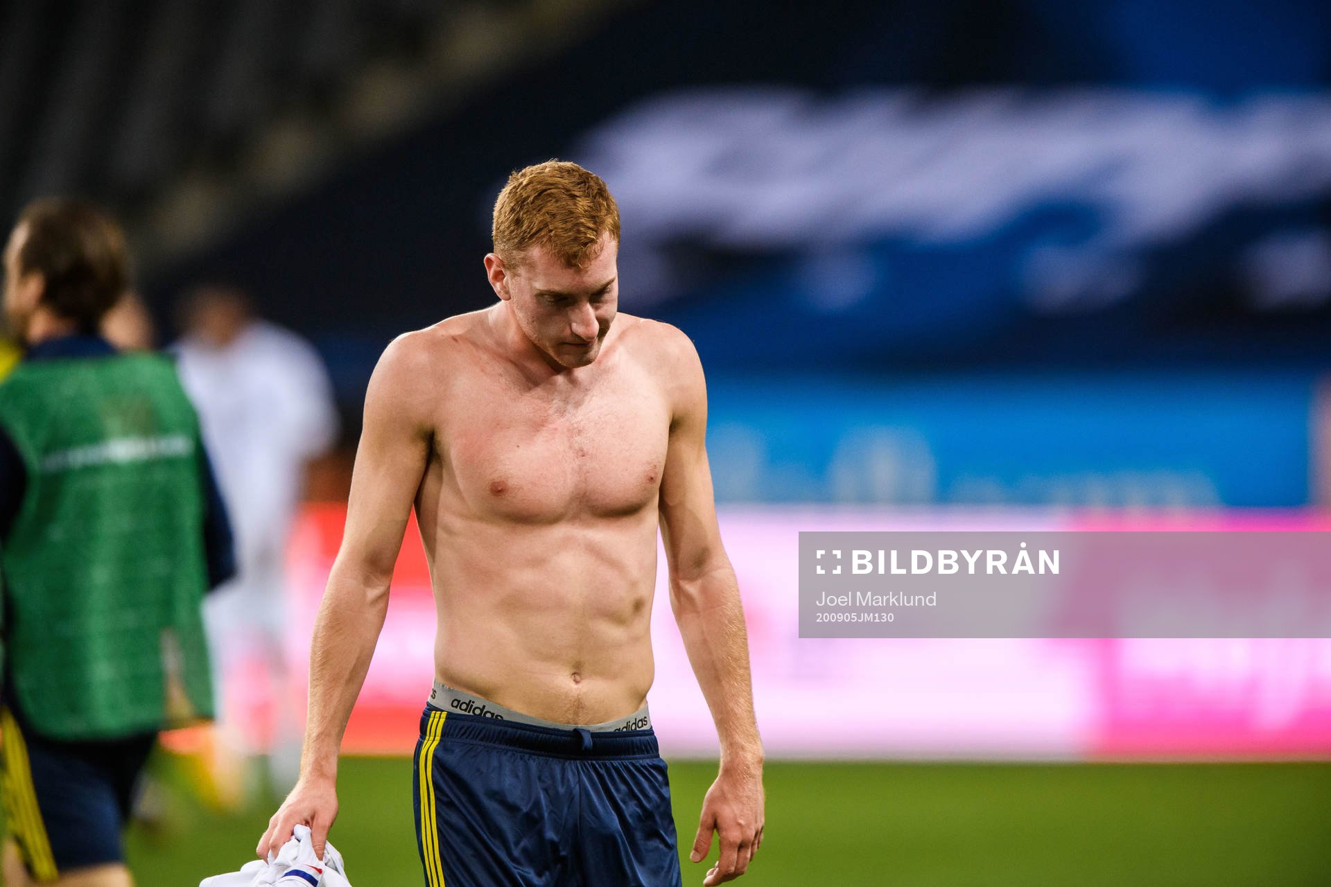 Dejan Kulusevski of Sweden looks dejected