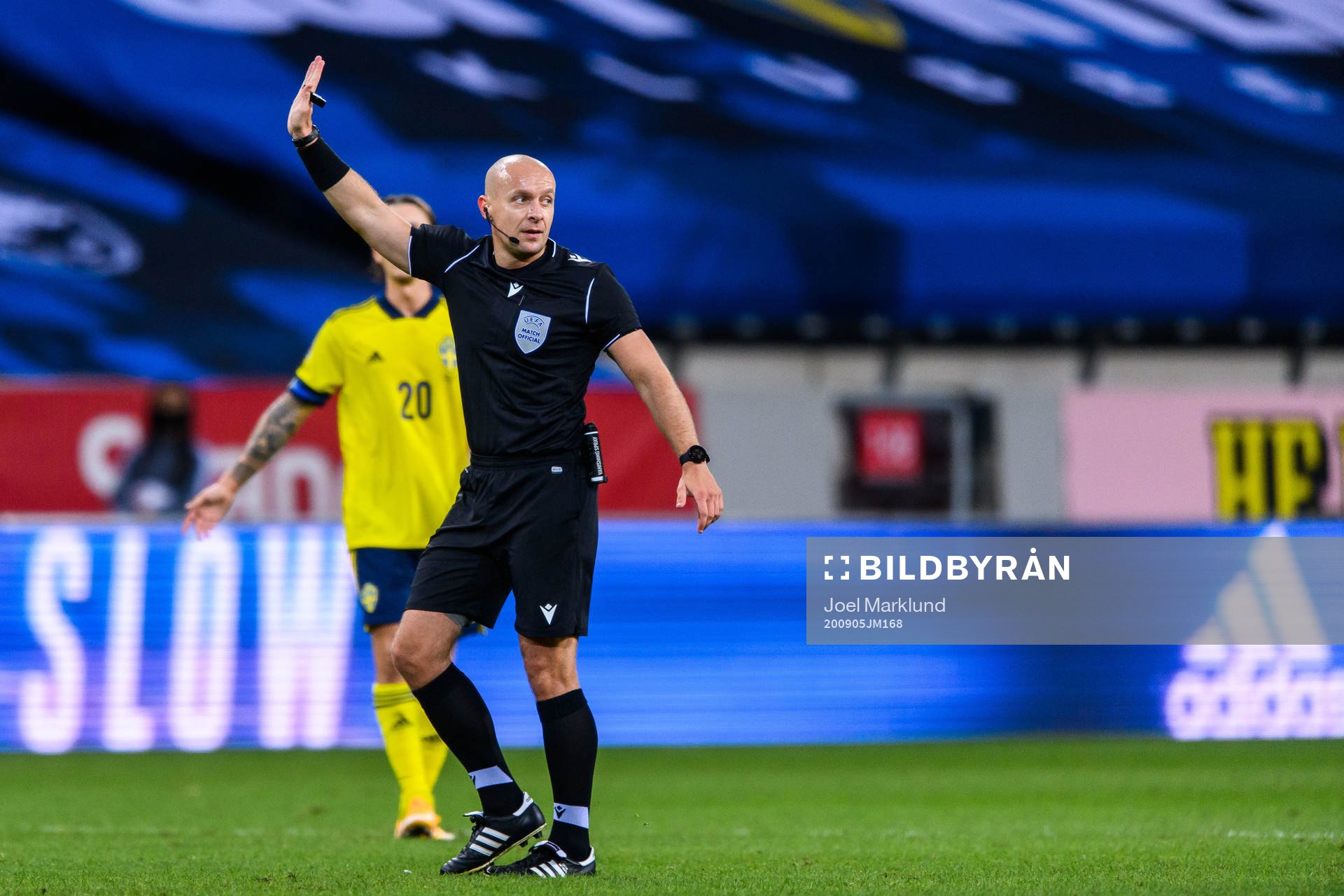 Referee Szymon Marciniak