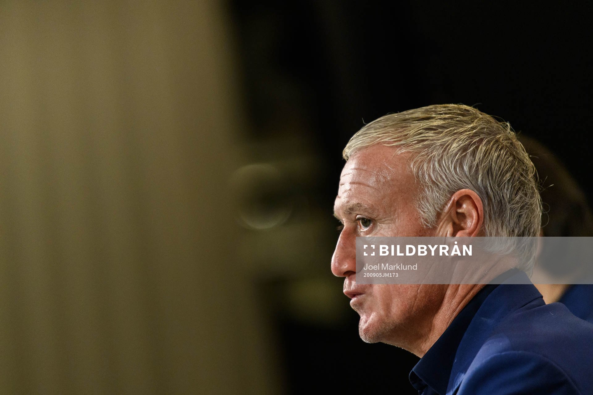 Head coach Didier Deschamps of France at a press conference